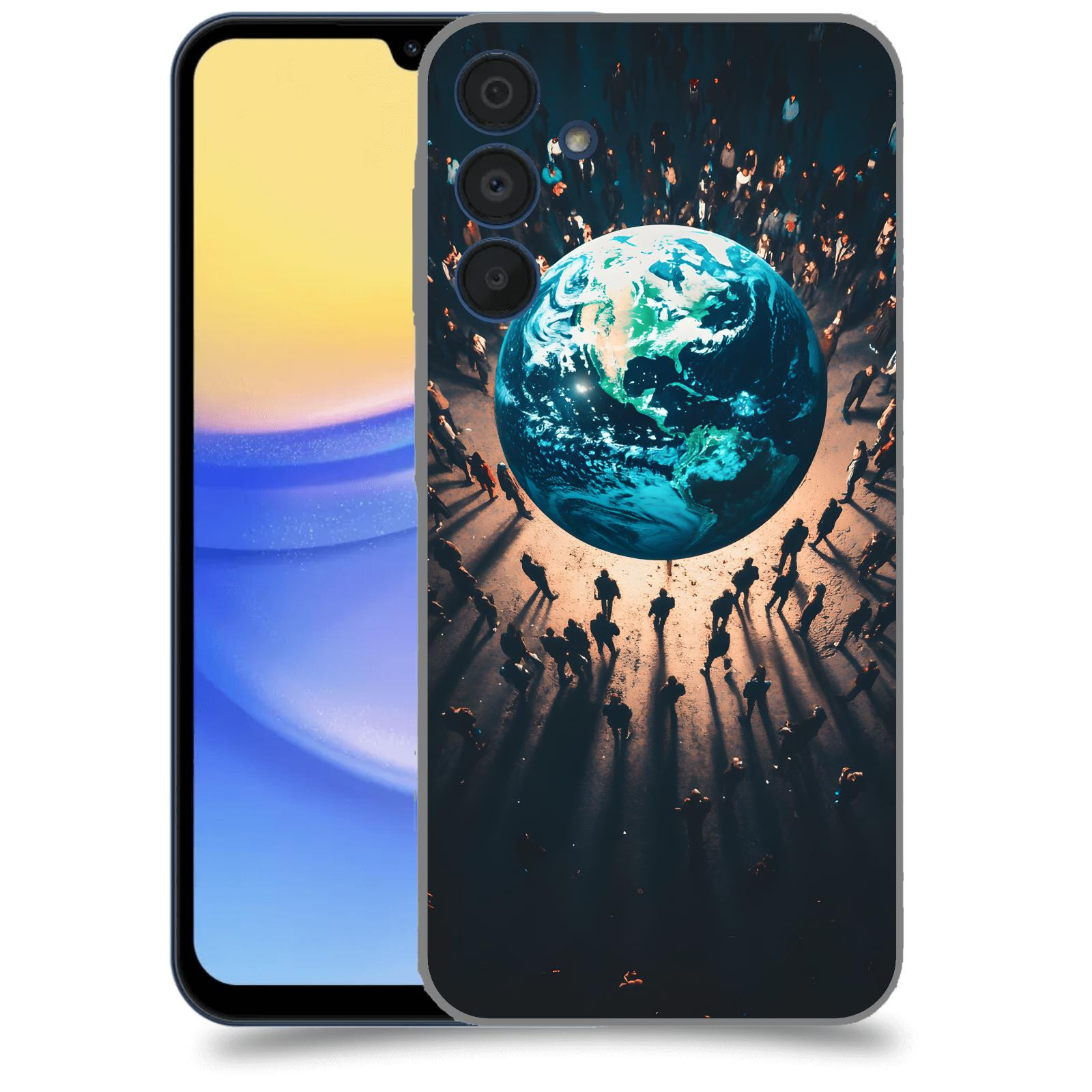 ACOVER Kryt na mobil Samsung Galaxy A15 5G - People around the Earth