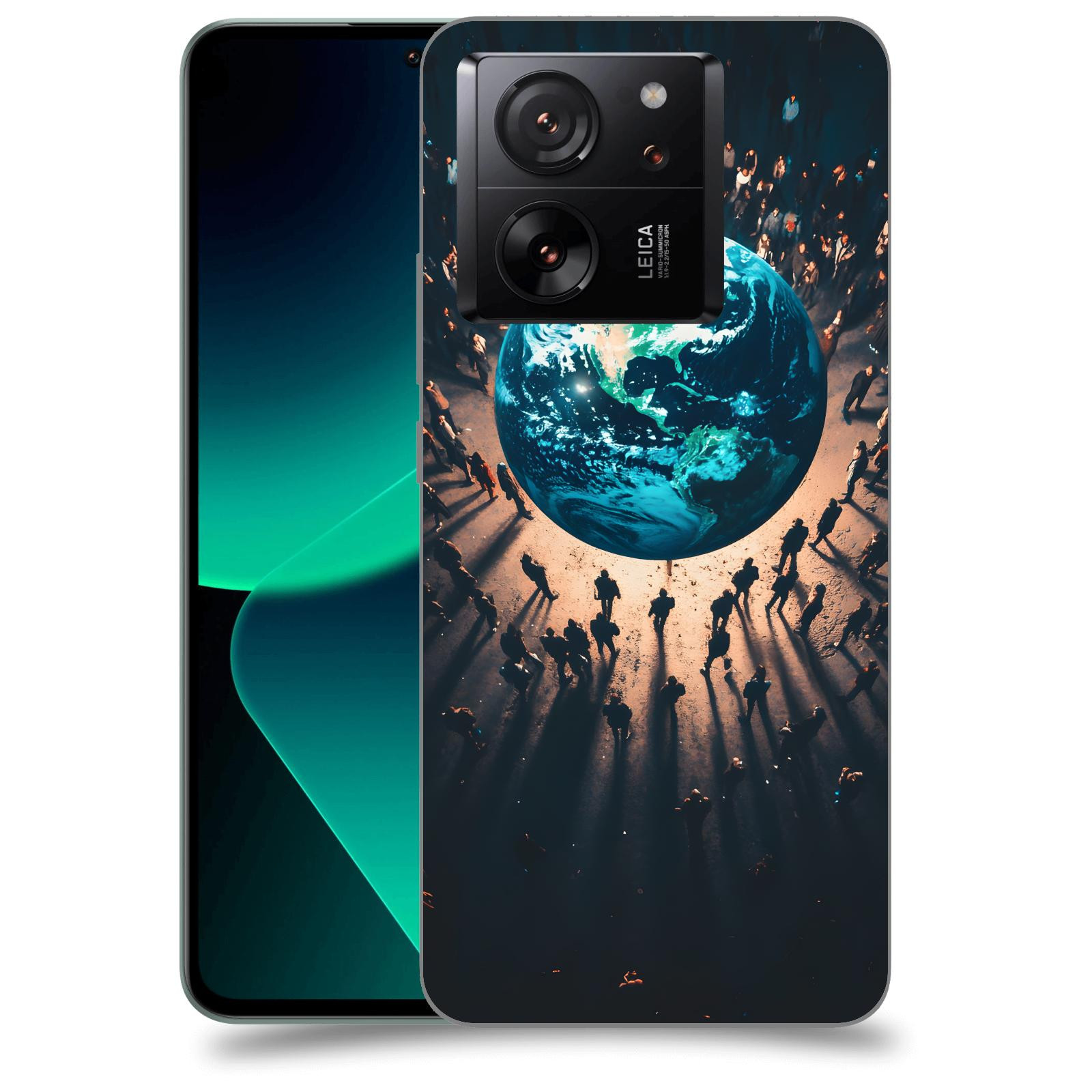 ACOVER Kryt na mobil Xiaomi 13T pro - People around the Earth