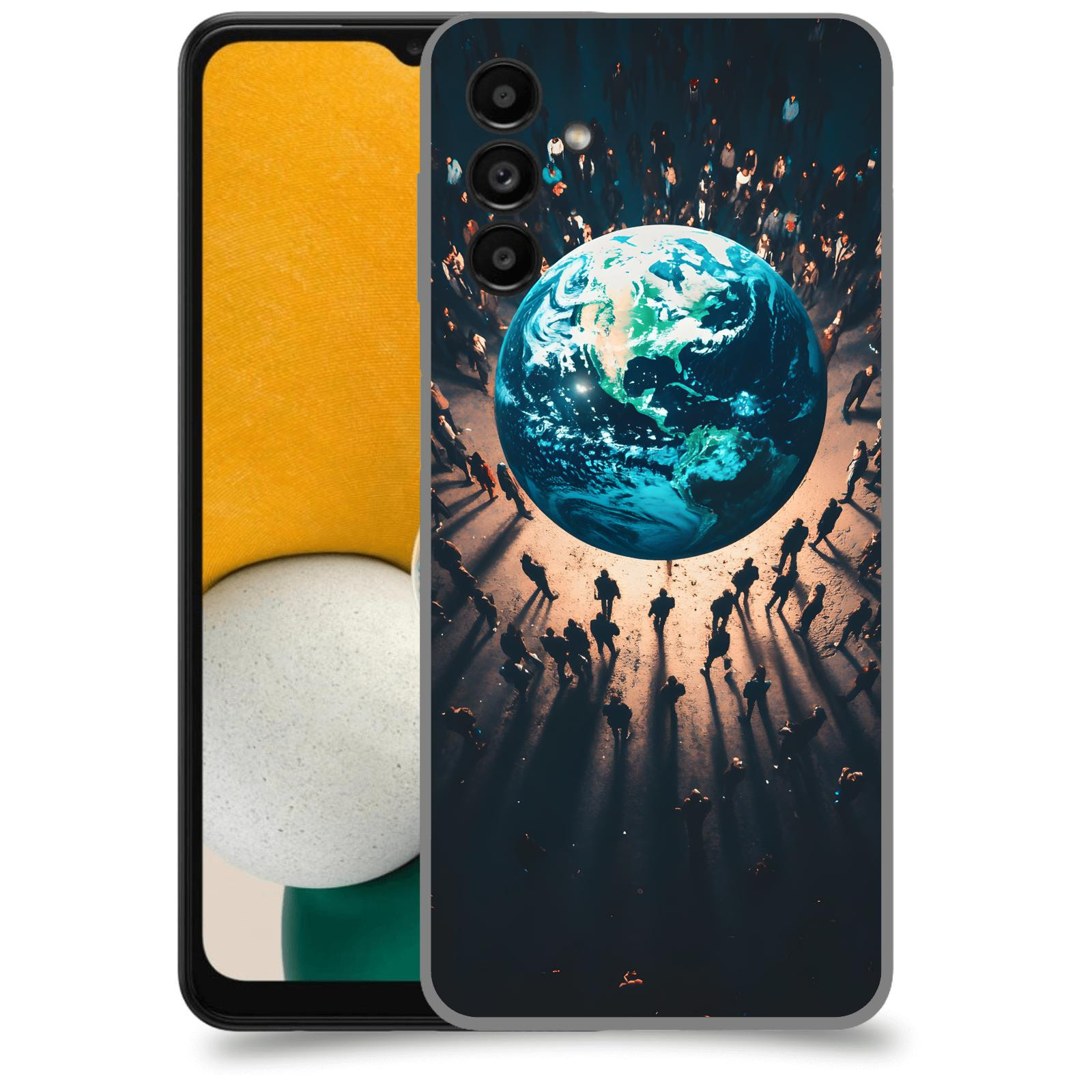 ACOVER Kryt na mobil Samsung Galaxy A13 5G A136B - People around the Earth