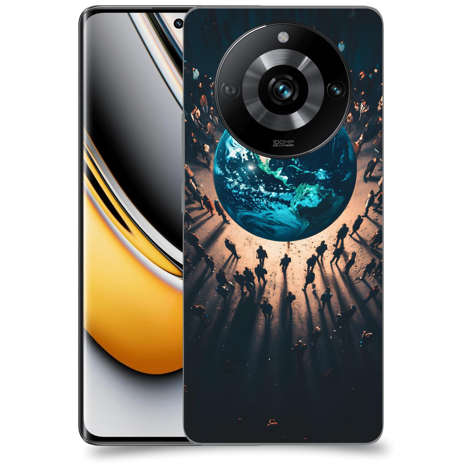 ACOVER Kryt na mobil Realme 11 Pro 5G - People around the Earth