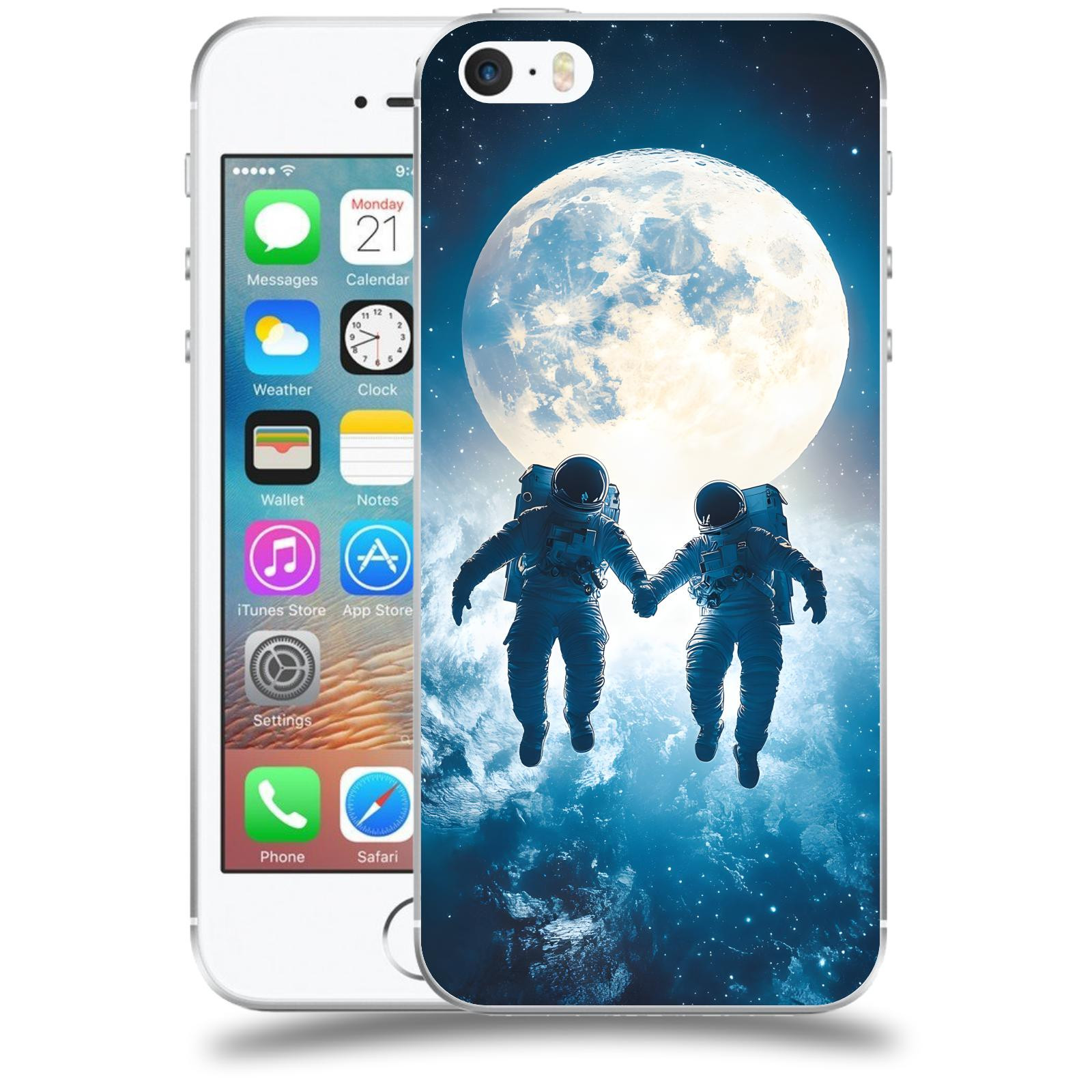 ACOVER Kryt na mobil Apple iPhone 5/5S/SE - Astronauts