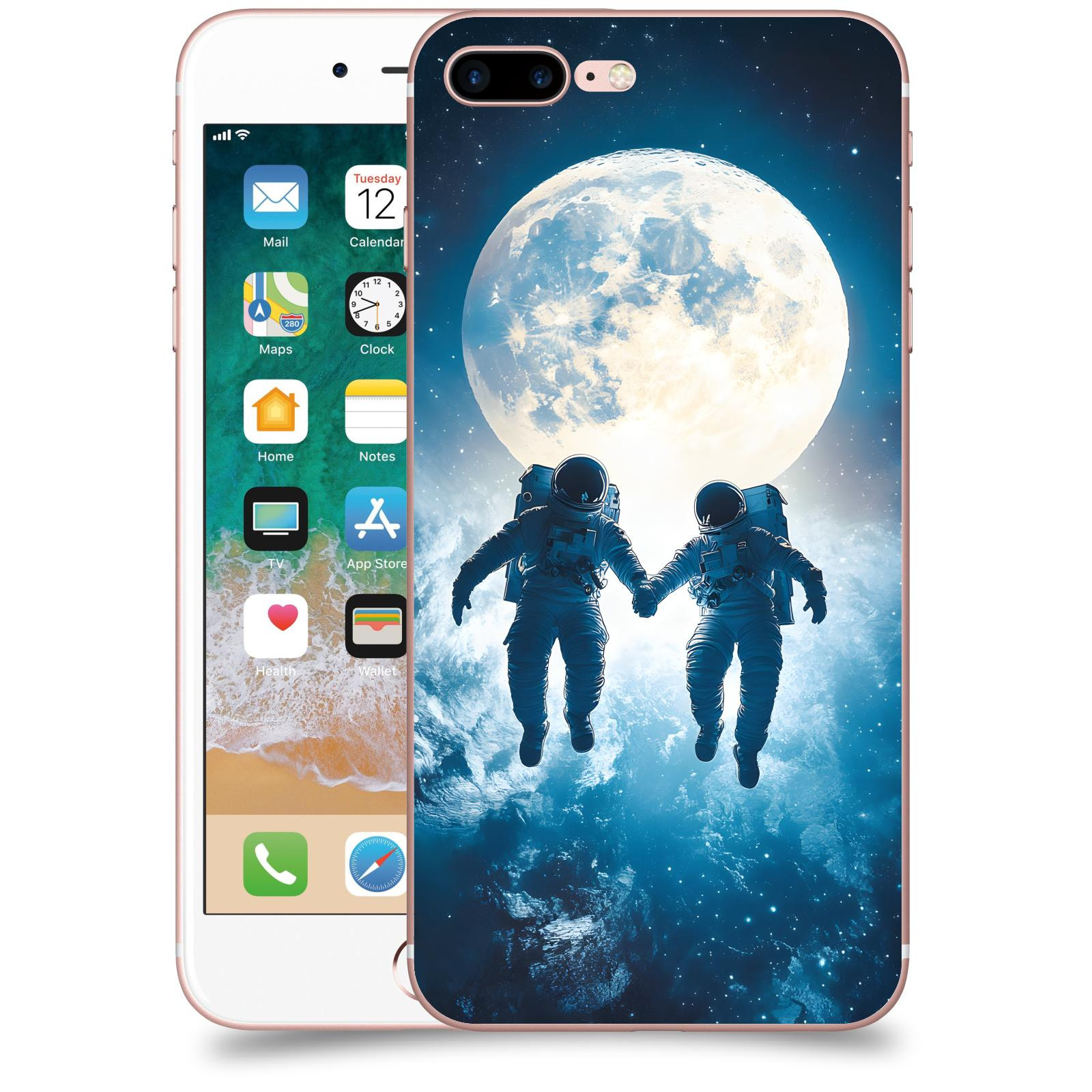 ACOVER Kryt na mobil Apple iPhone 7 Plus - Astronauts