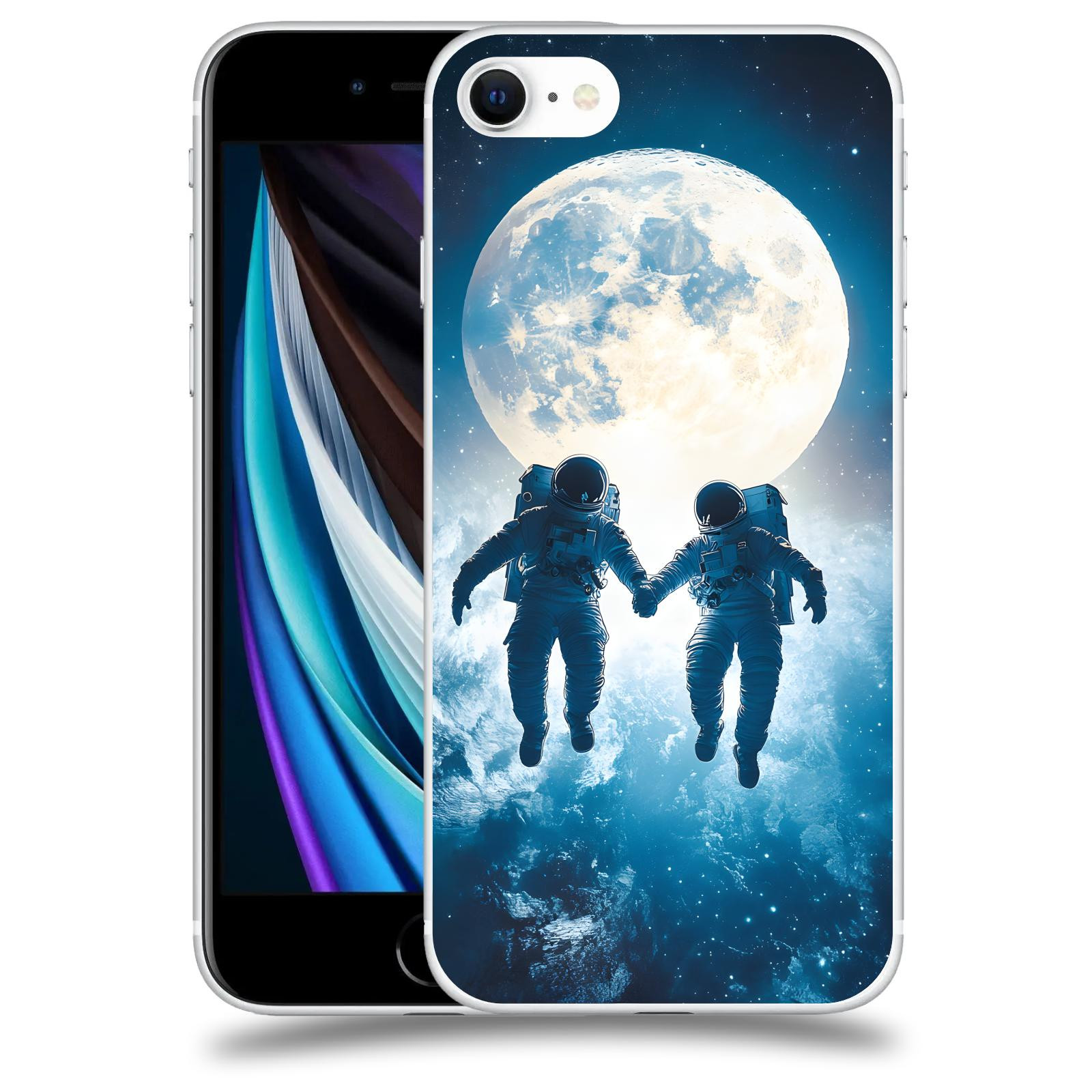 ACOVER Kryt na mobil Apple iPhone SE 2020 - Astronauts
