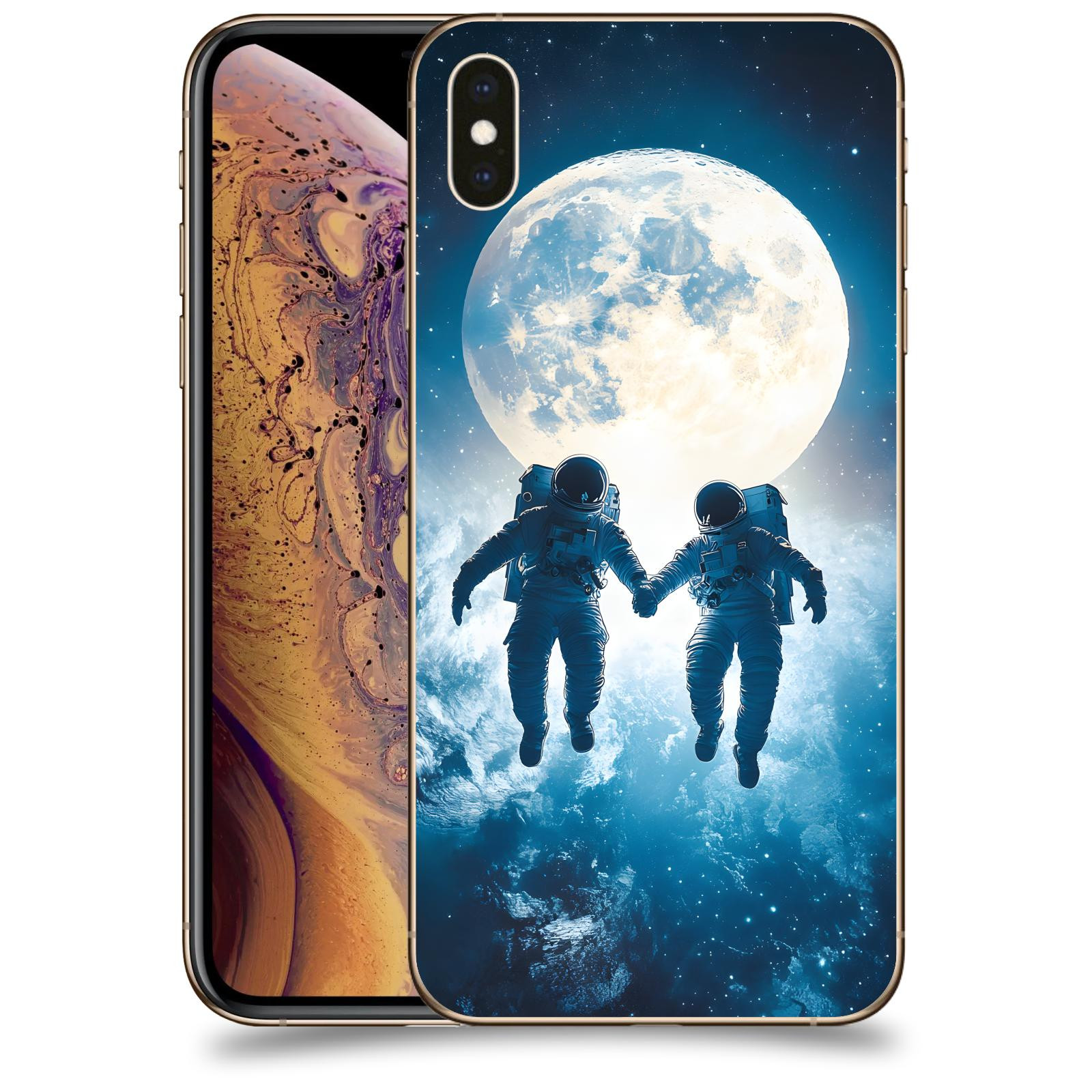 ACOVER Kryt na mobil Apple iPhone XS Max - Astronauts