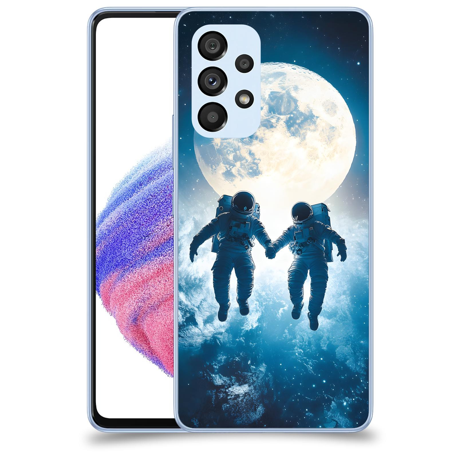 ACOVER Kryt na mobil Samsung Galaxy A32 5G A326B - Astronauts