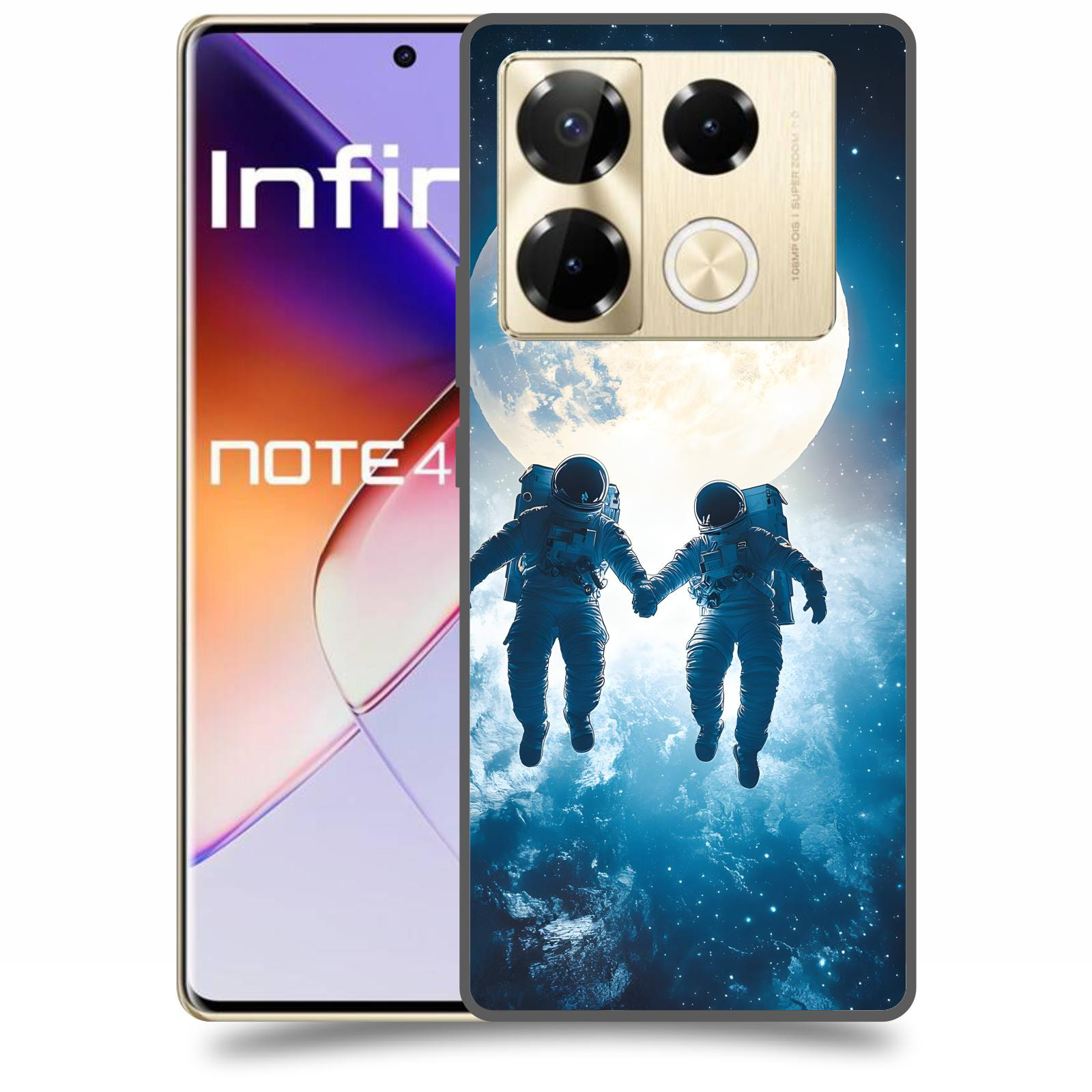ACOVER Kryt na mobil Infinix Note 40 PRO - Astronauts