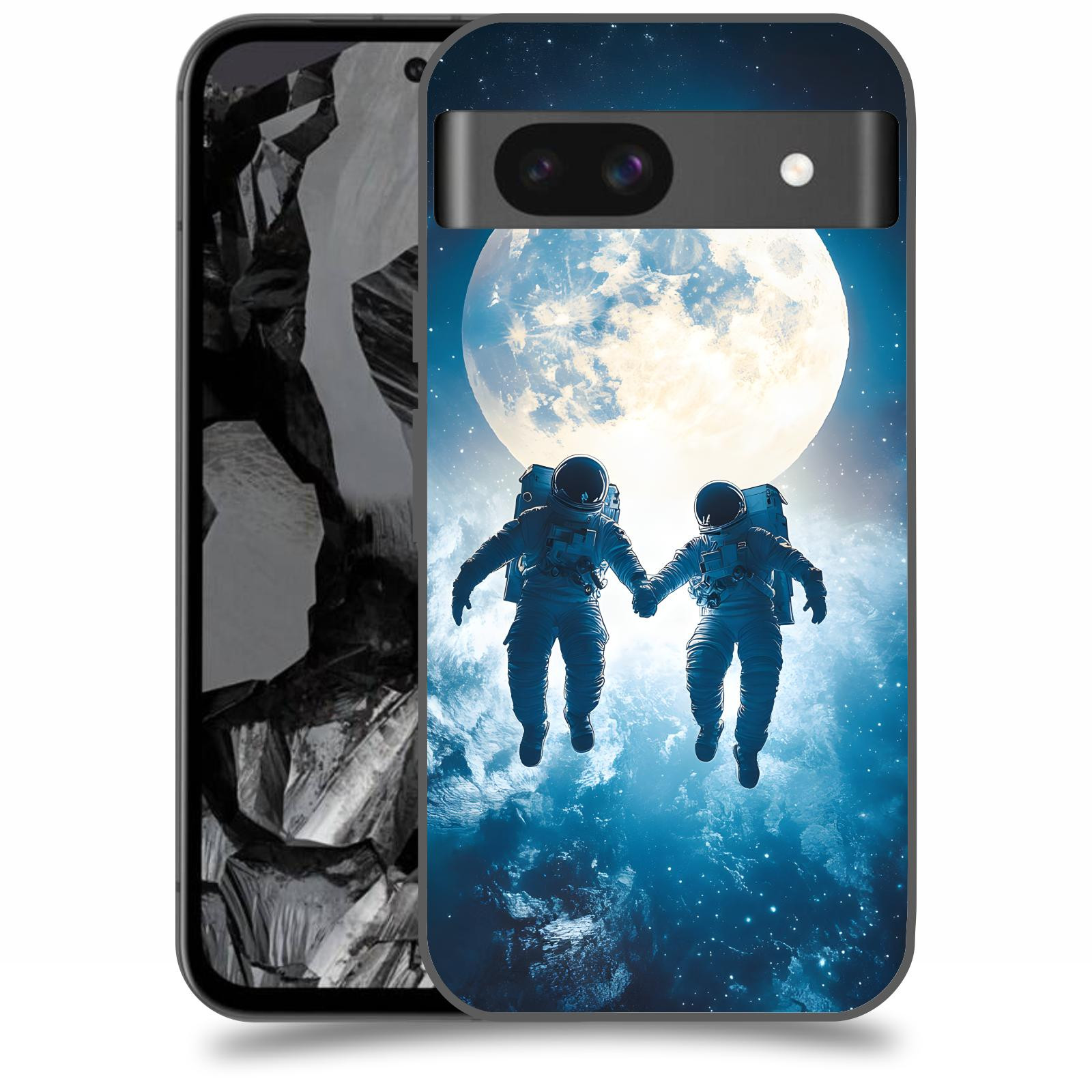 ACOVER Kryt na mobil Google Pixel 8A - Astronauts