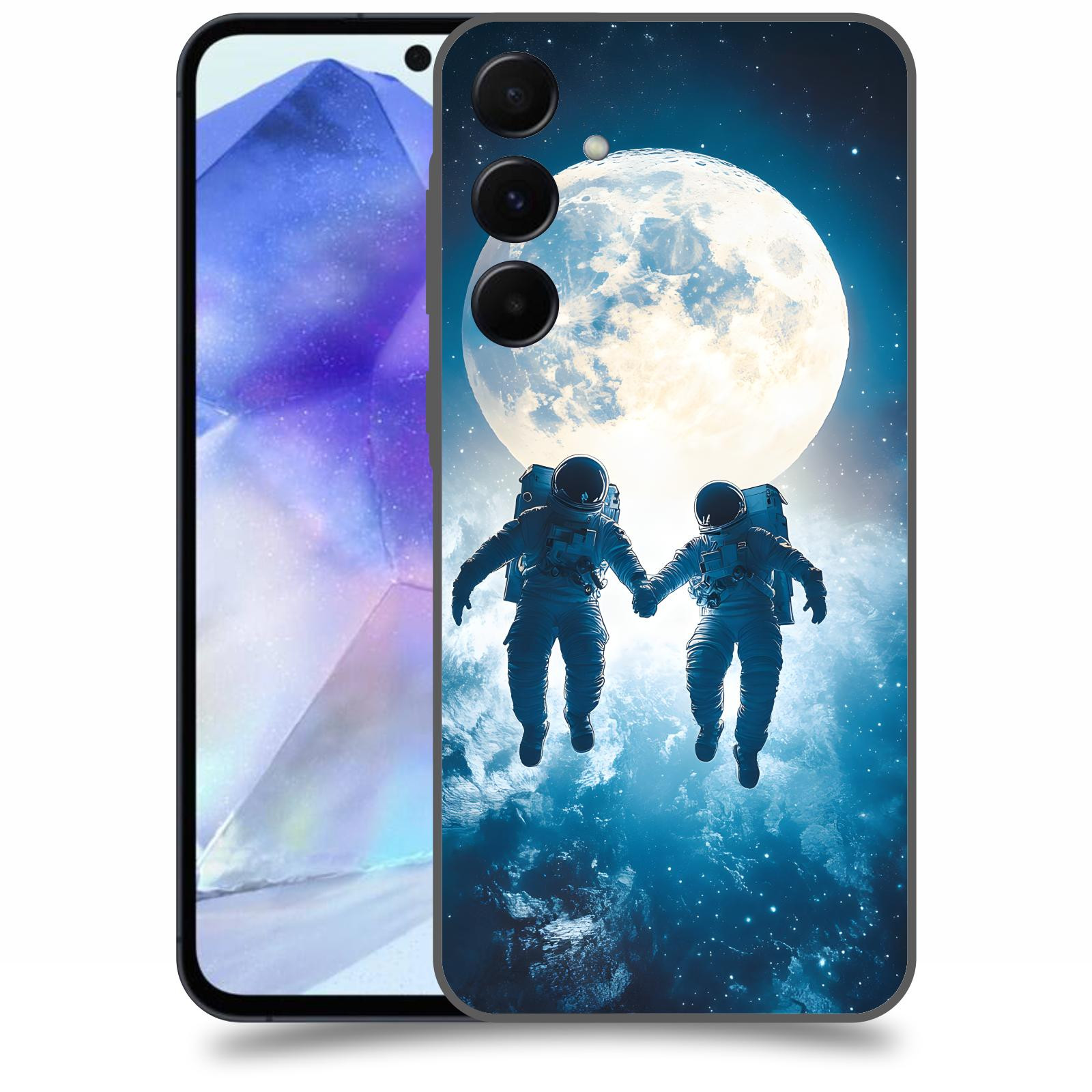 ACOVER Kryt na mobil Samsung Galaxy A55 5G - Astronauts