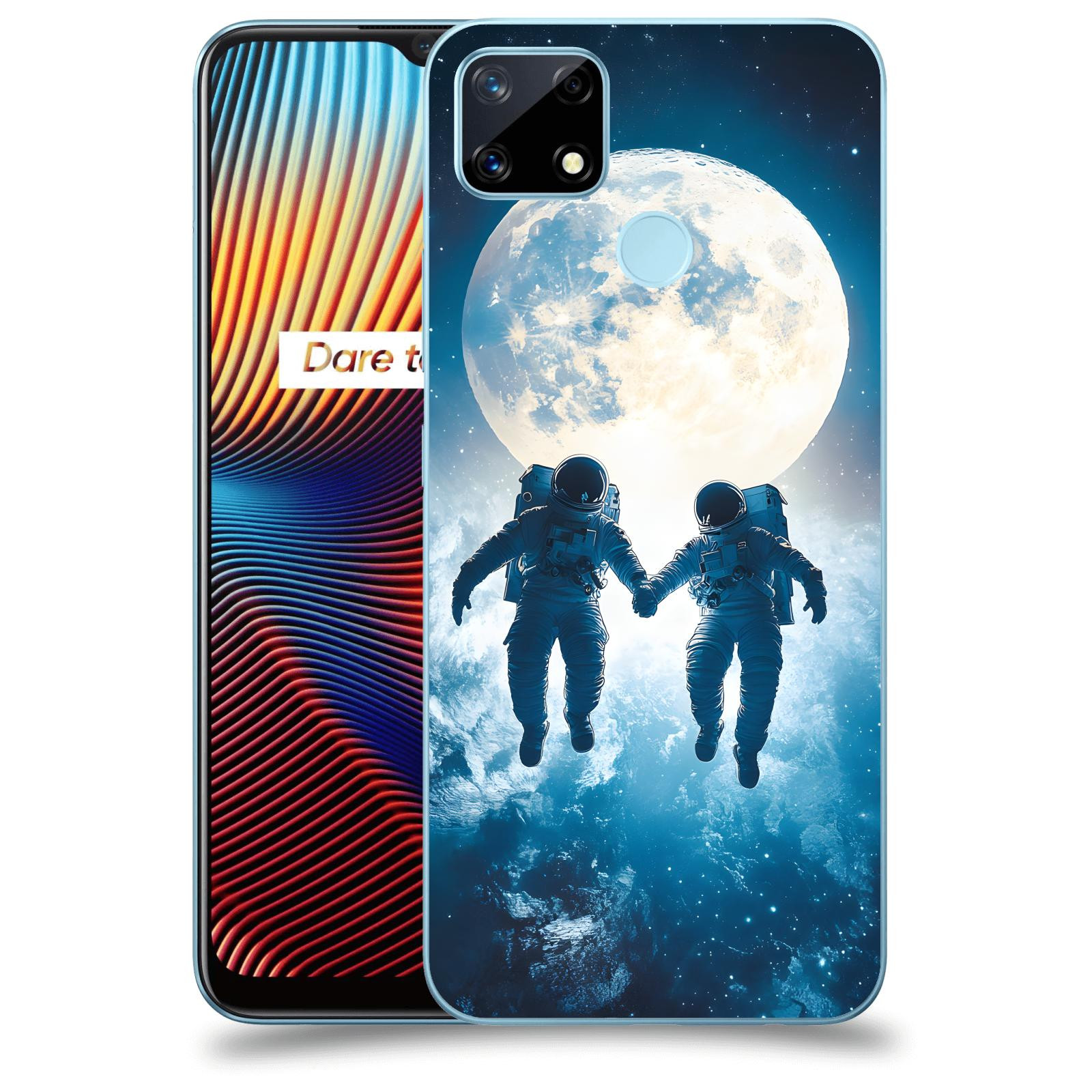 ACOVER Kryt na mobil Realme 7i - Astronauts