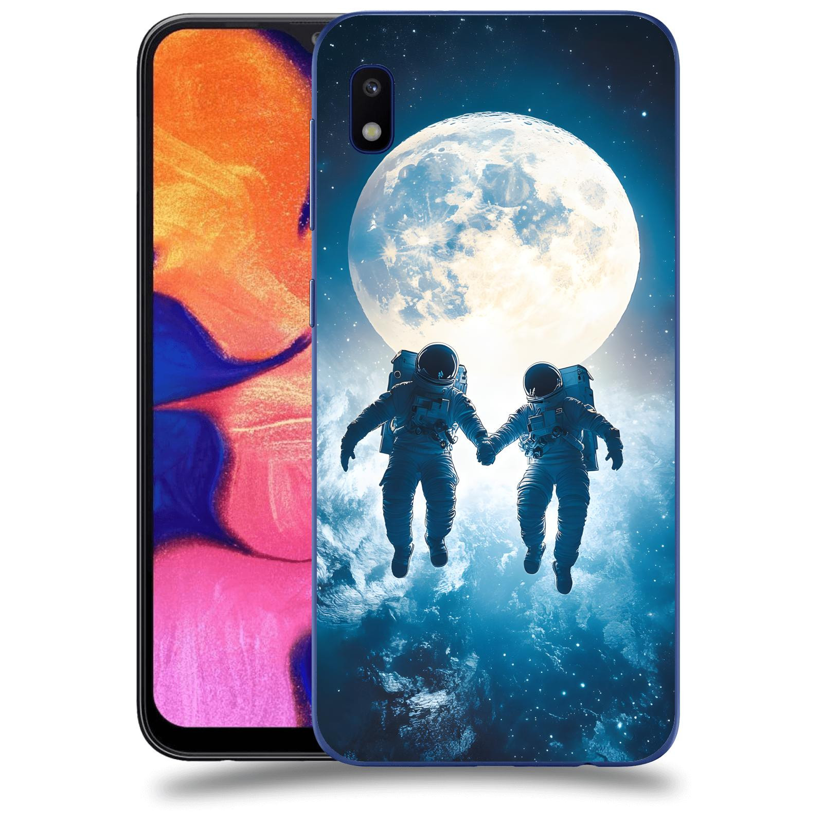 ACOVER Kryt na mobil Samsung Galaxy A10 A105F - Astronauts