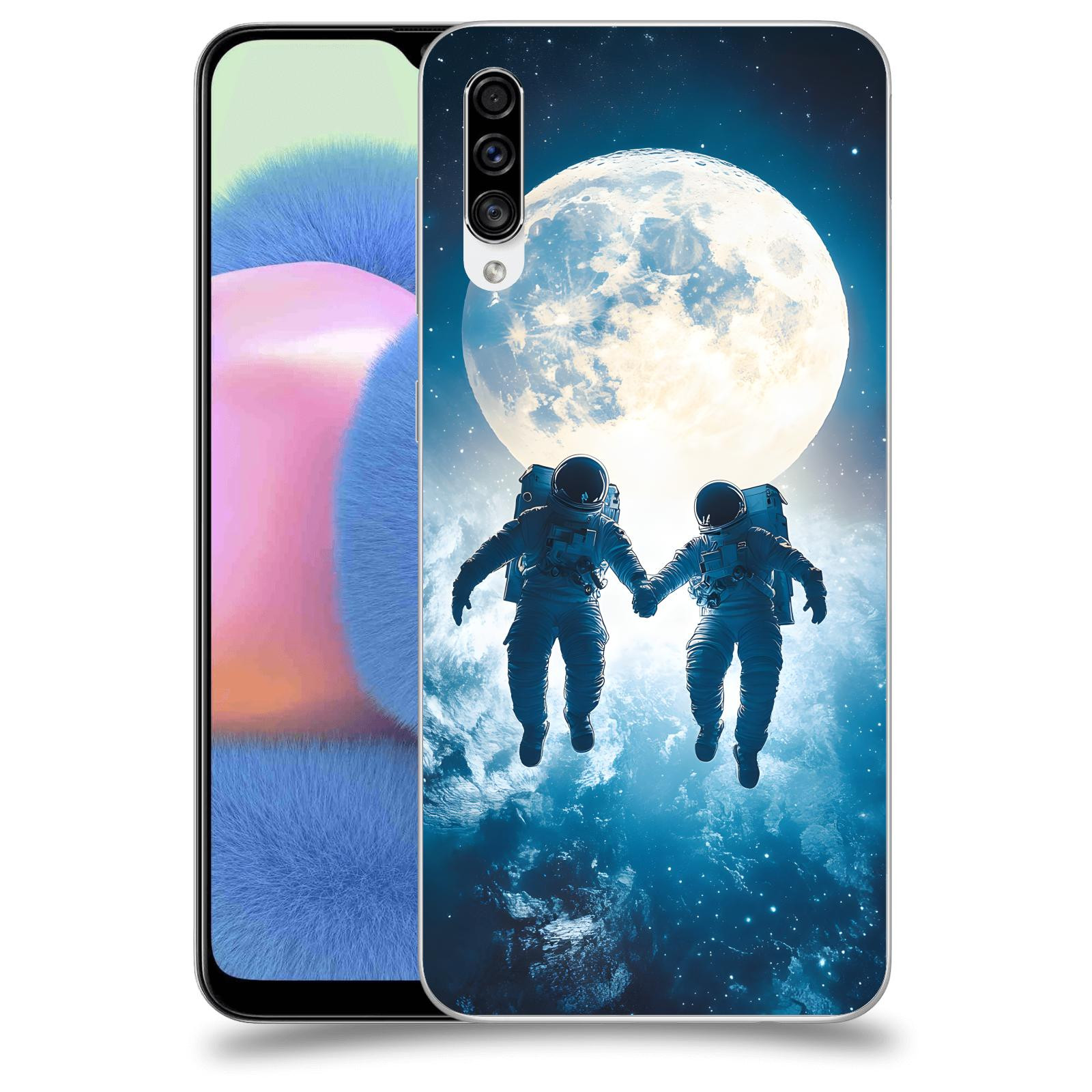 ACOVER Kryt na mobil Samsung Galaxy A30s A307F - Astronauts