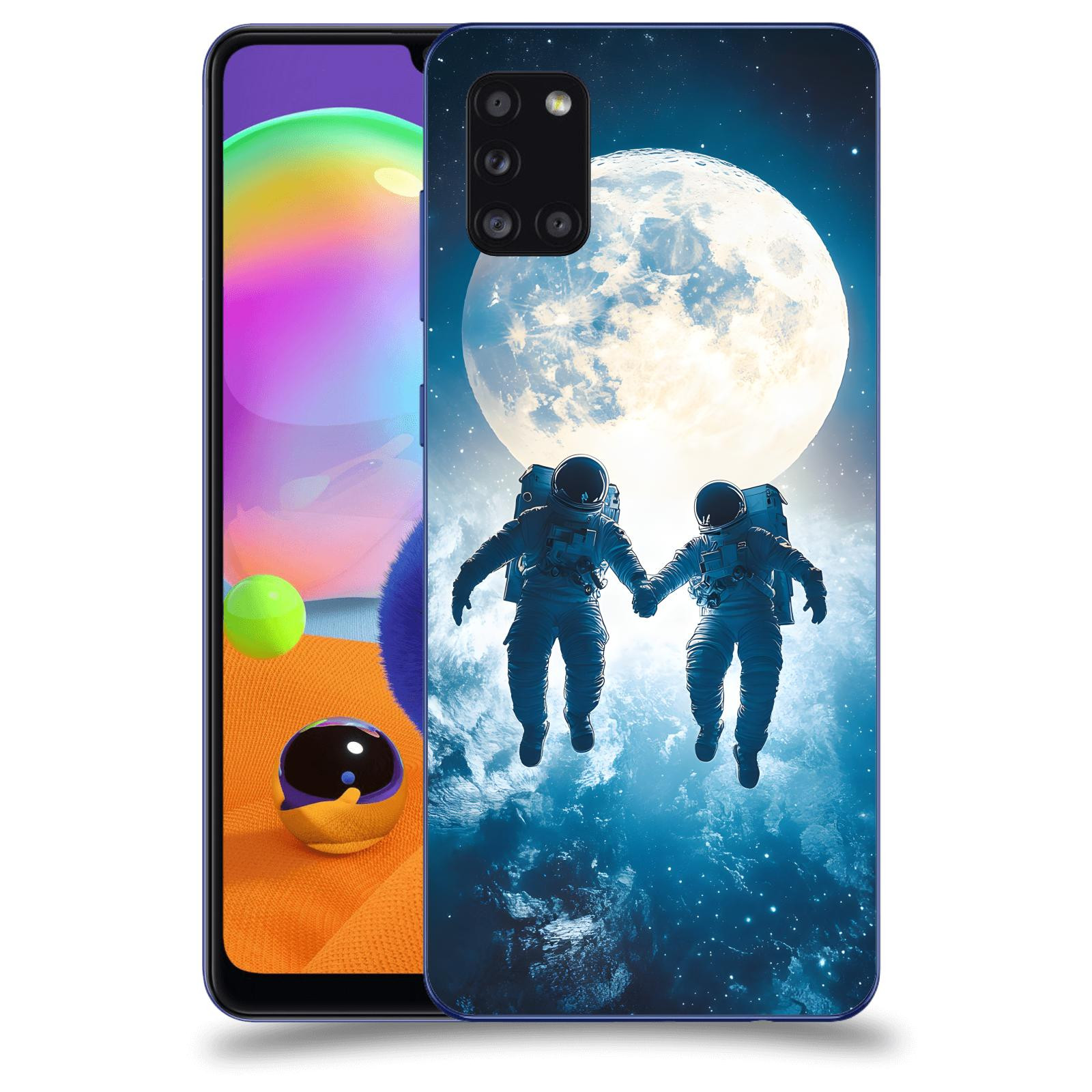 ACOVER Kryt na mobil Samsung Galaxy A31 A315F - Astronauts