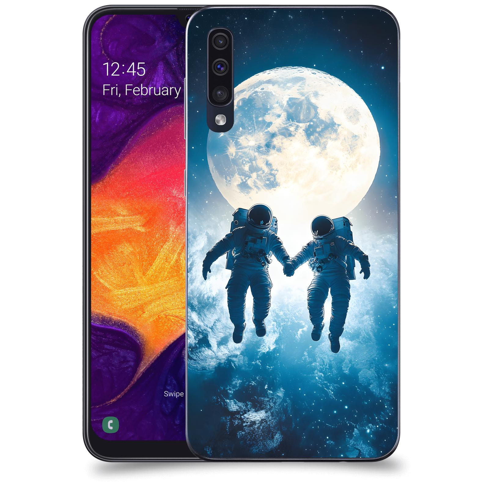 ACOVER Kryt na mobil Samsung Galaxy A50 A505F - Astronauts