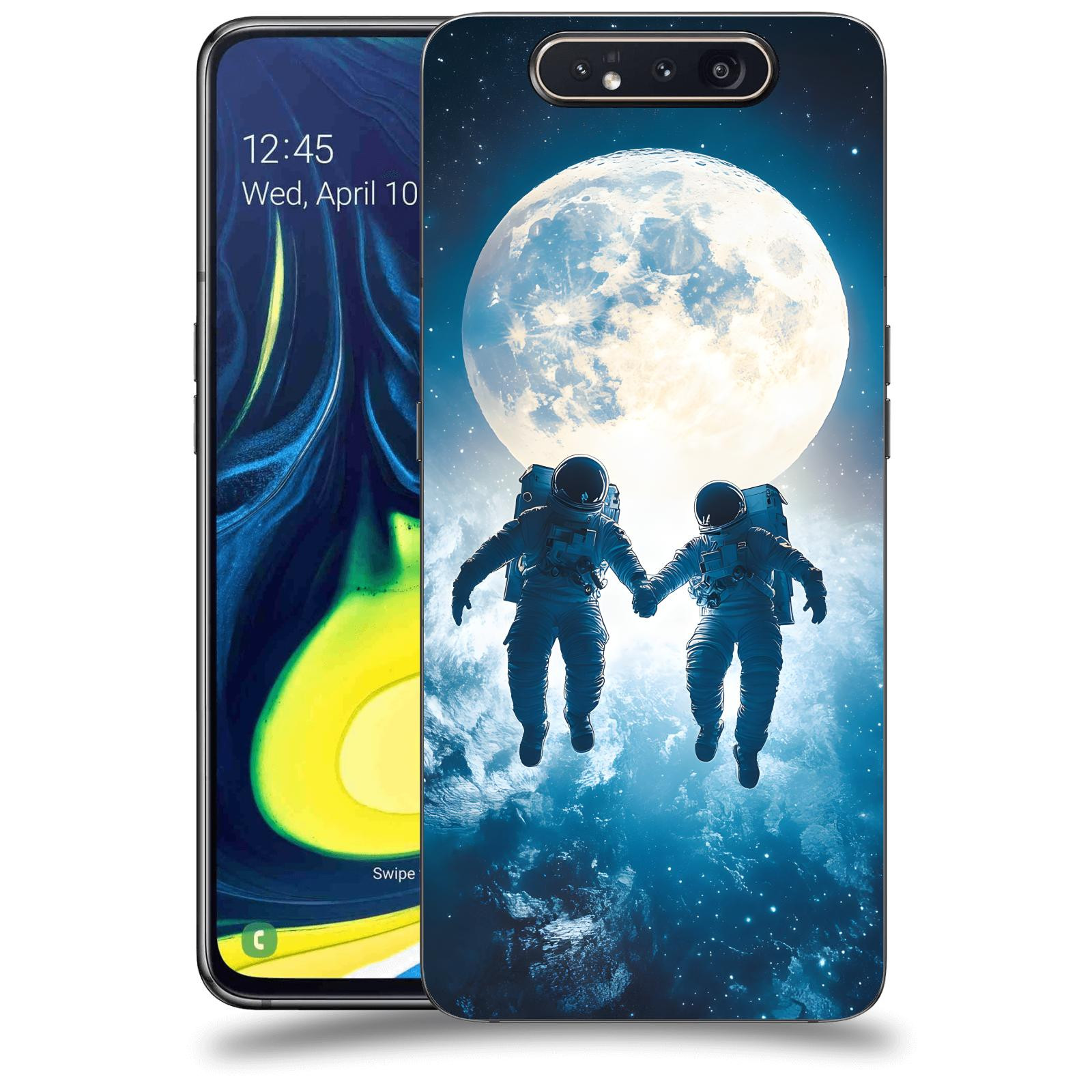 ACOVER Kryt na mobil Samsung Galaxy A80 A805F - Astronauts