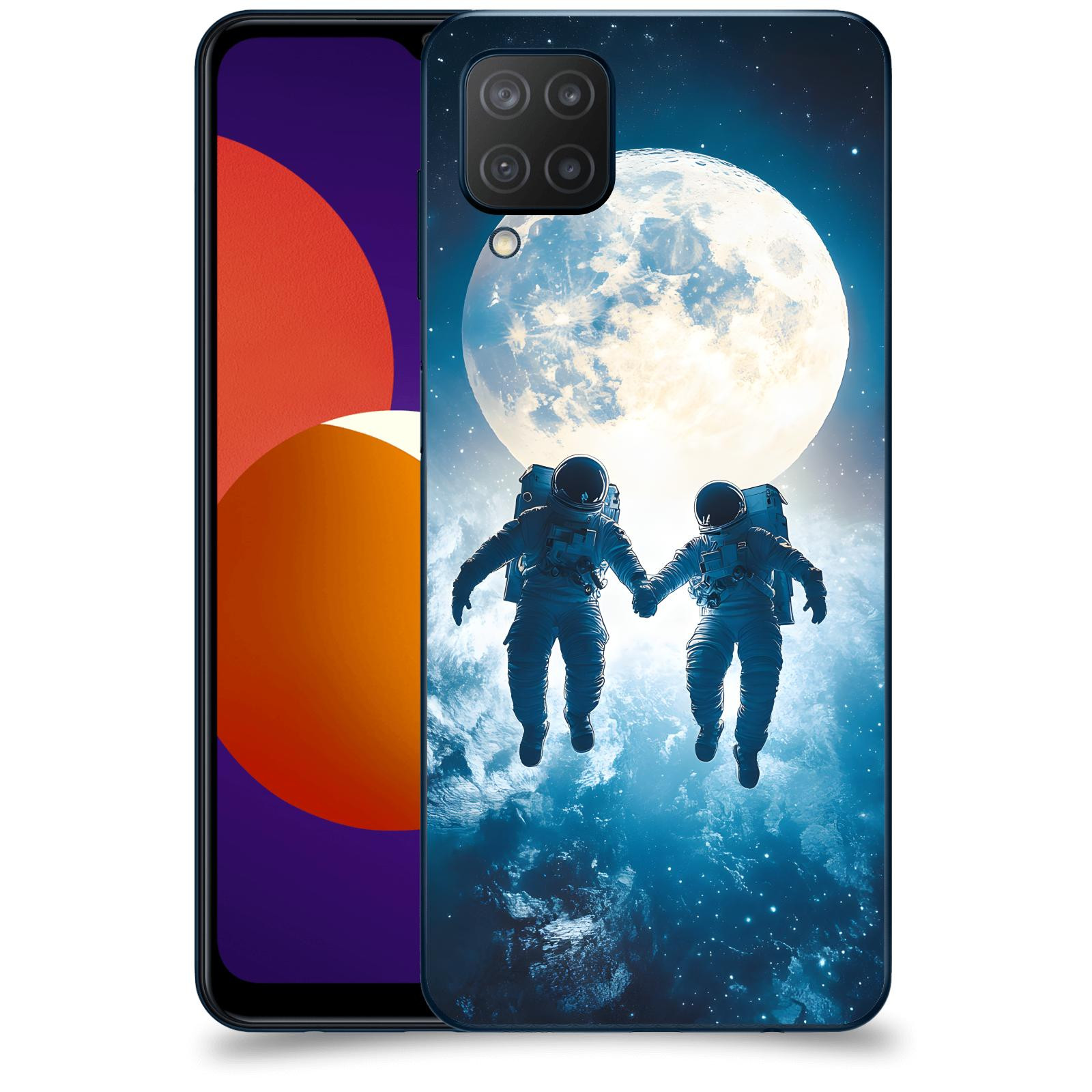 ACOVER Kryt na mobil Samsung Galaxy M12 M127F - Astronauts