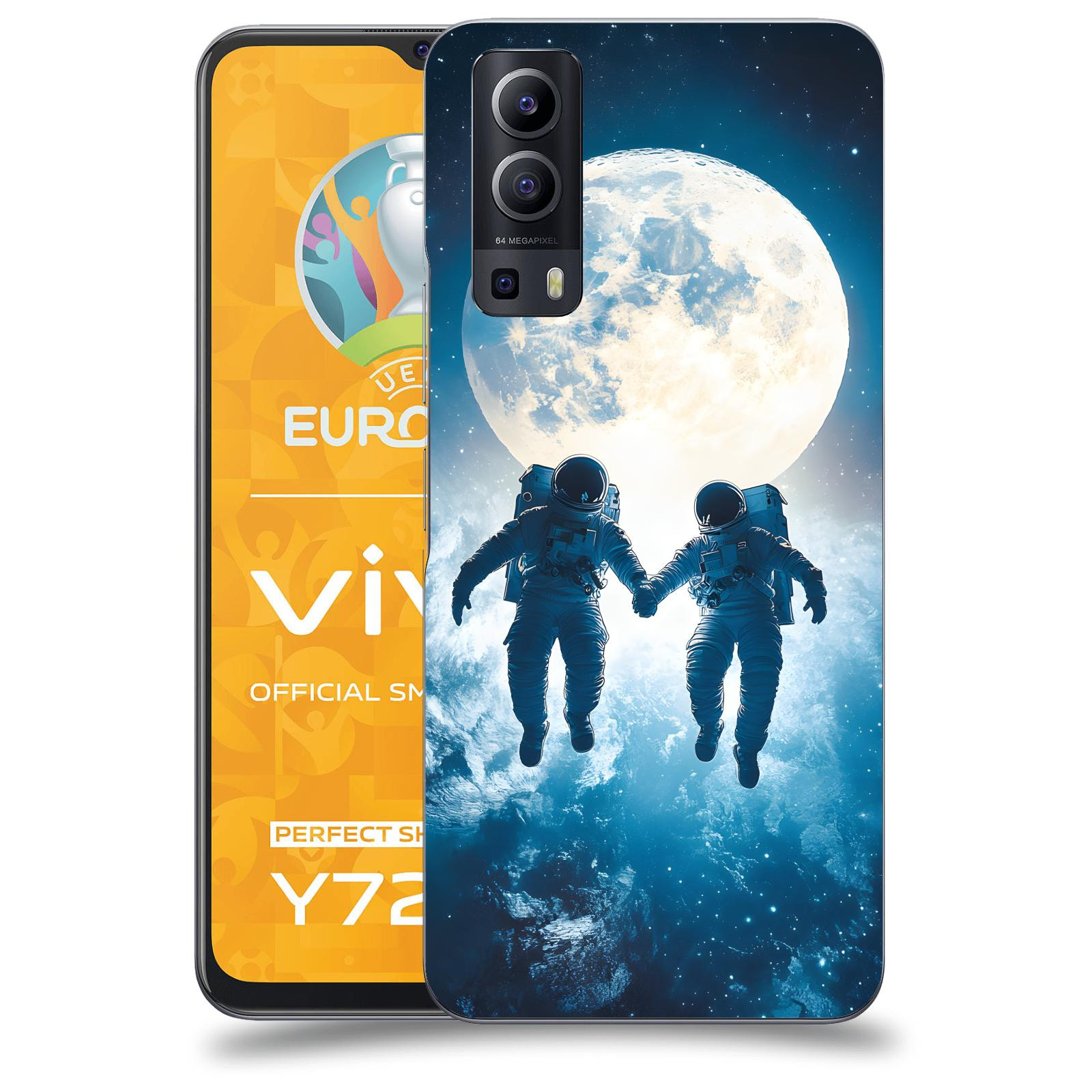 ACOVER Kryt na mobil Vivo Y72 5G - Astronauts
