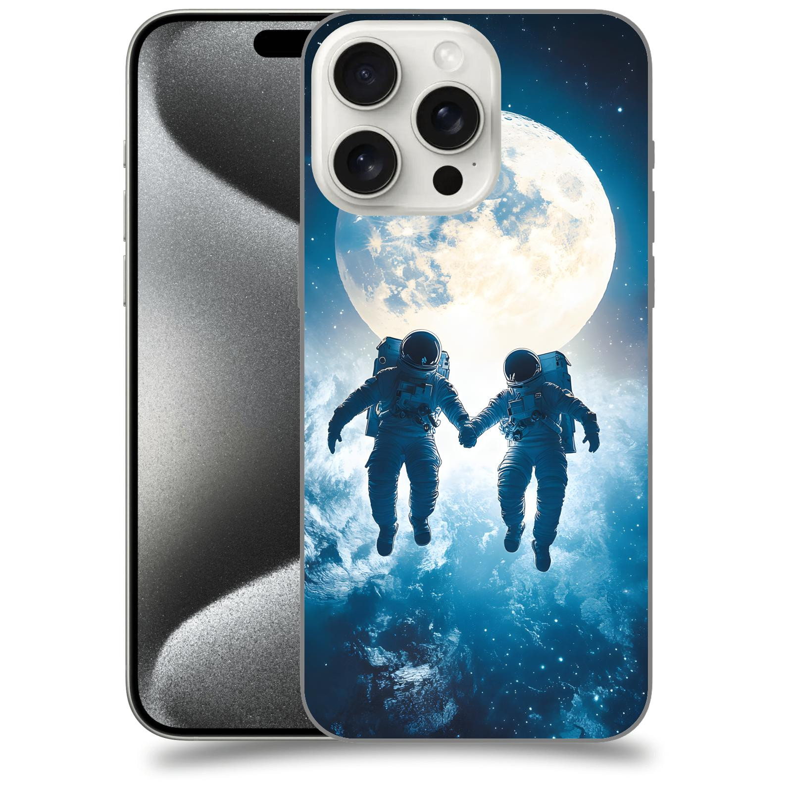 ACOVER Kryt na mobil Apple iPhone 15 pro max - Astronauts