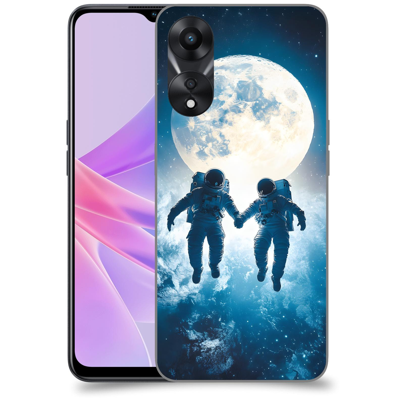 ACOVER Kryt na mobil OPPO A78 5G - Astronauts