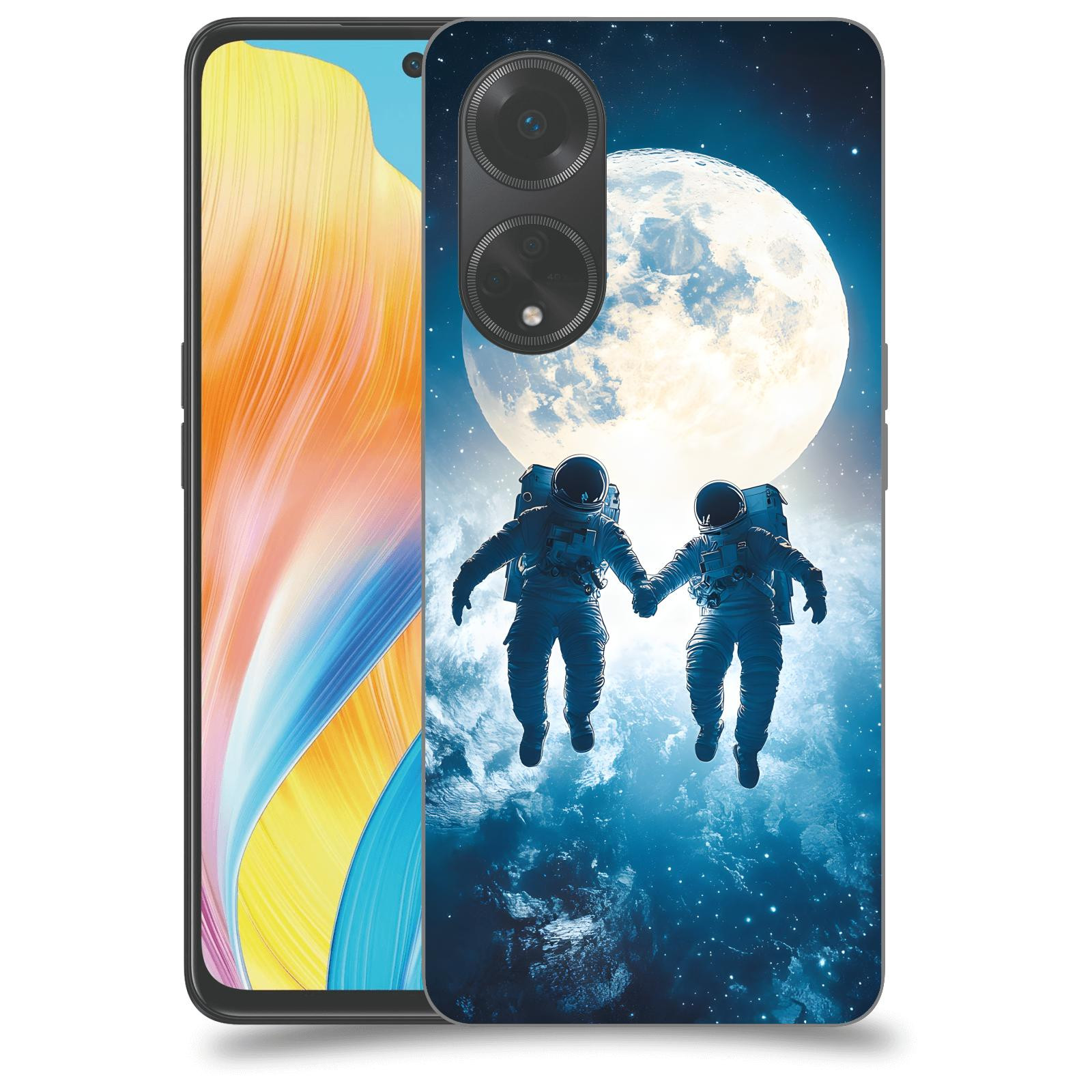 ACOVER Kryt na mobil OPPO A98 5G - Astronauts