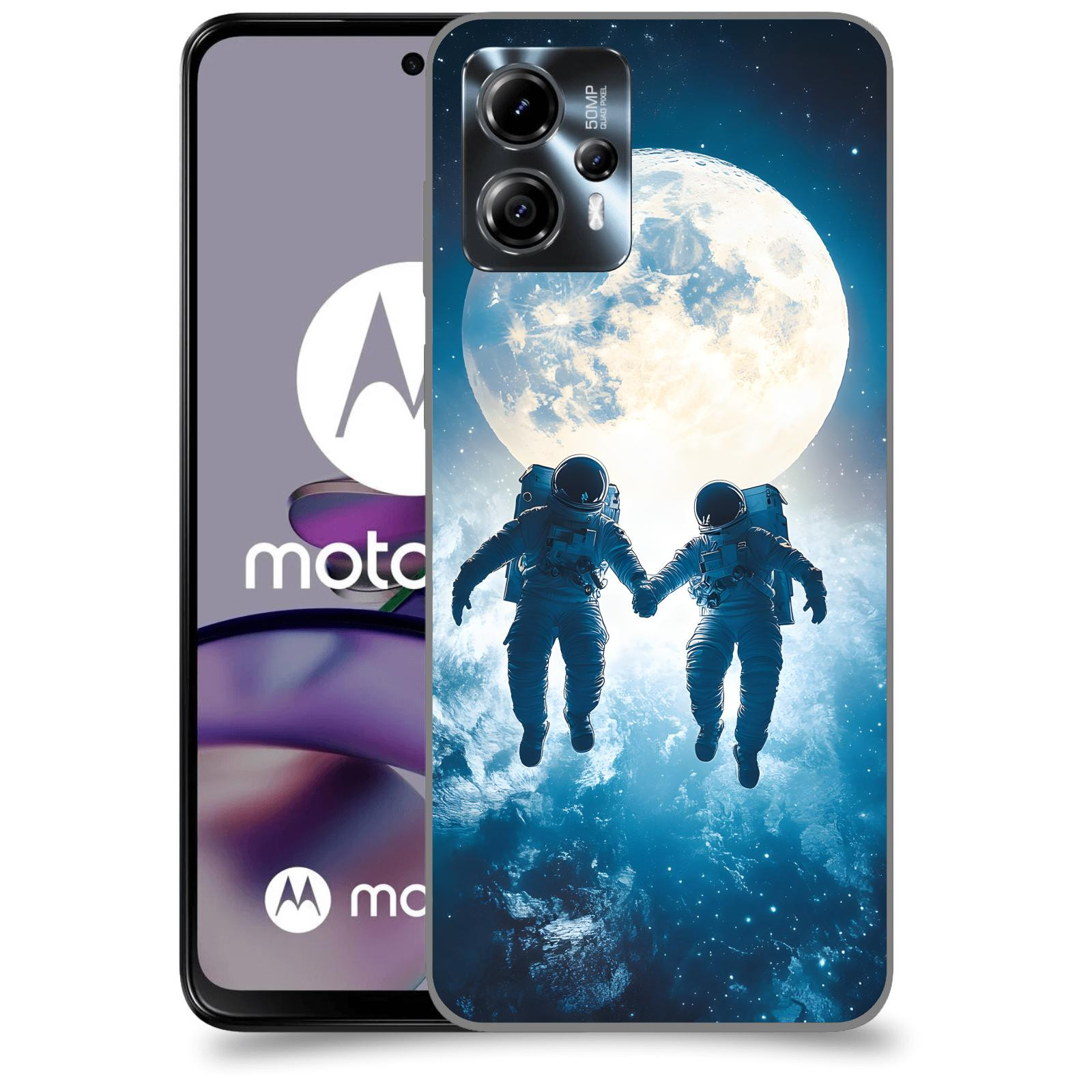 ACOVER Kryt na mobil Motorola Moto G13 - Astronauts
