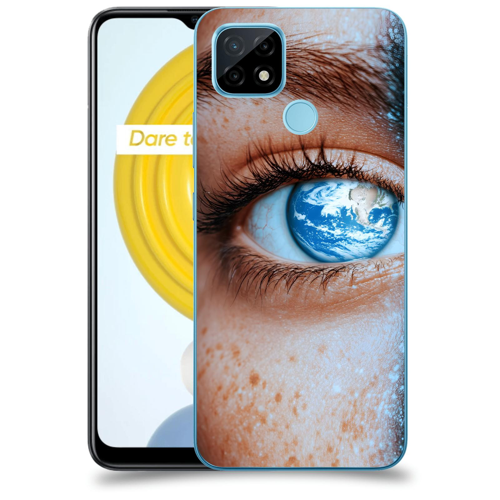 ACOVER Kryt na mobil Realme C21 - Eye