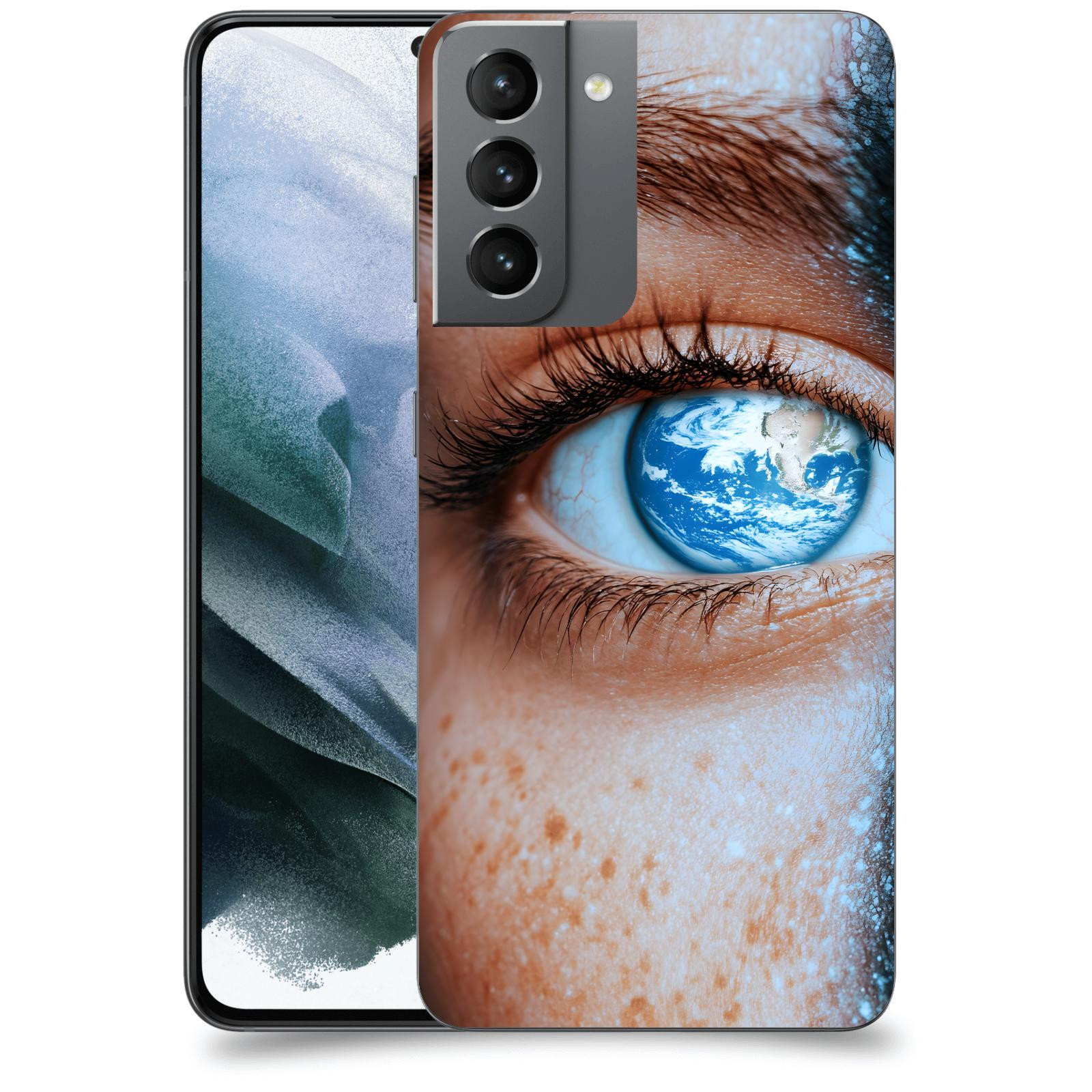 ACOVER Kryt na mobil Samsung Galaxy S21 G991B - Eye