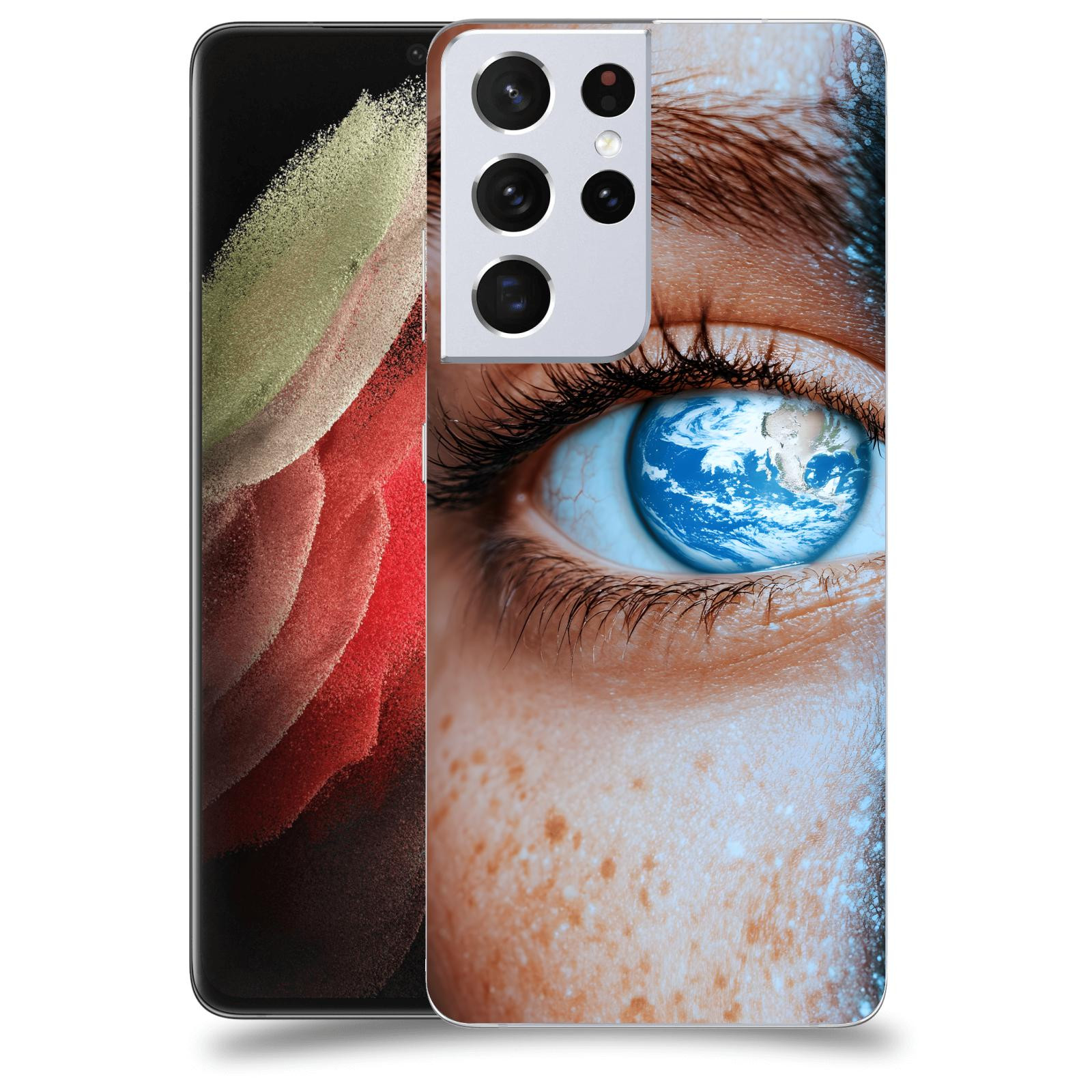 ACOVER Kryt na mobil Samsung Galaxy S21 Ultra 5G G998B - Eye