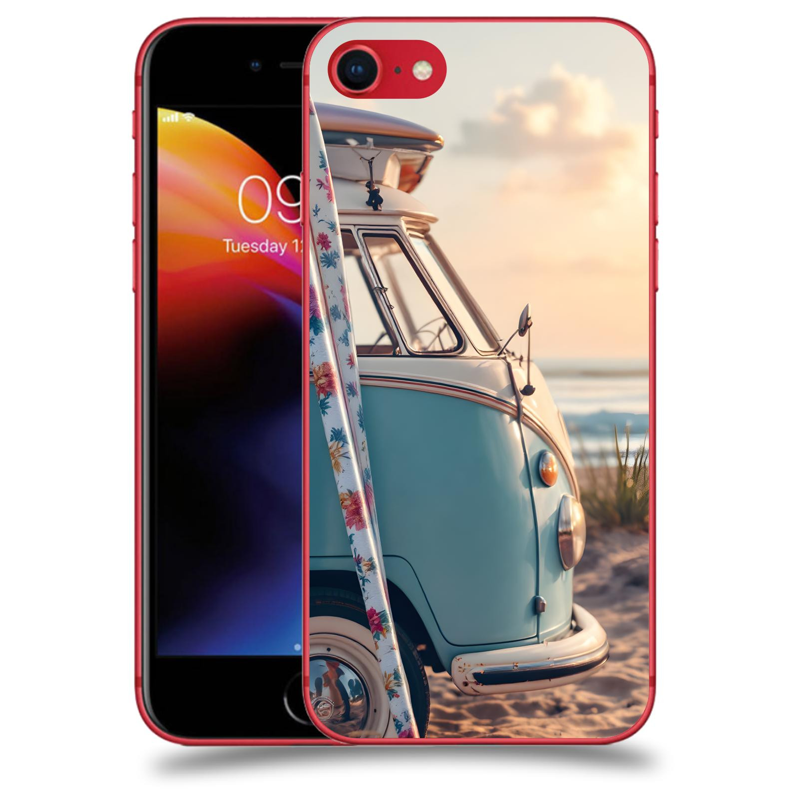 ACOVER Kryt na mobil Apple iPhone 8 - Retro Bus 2