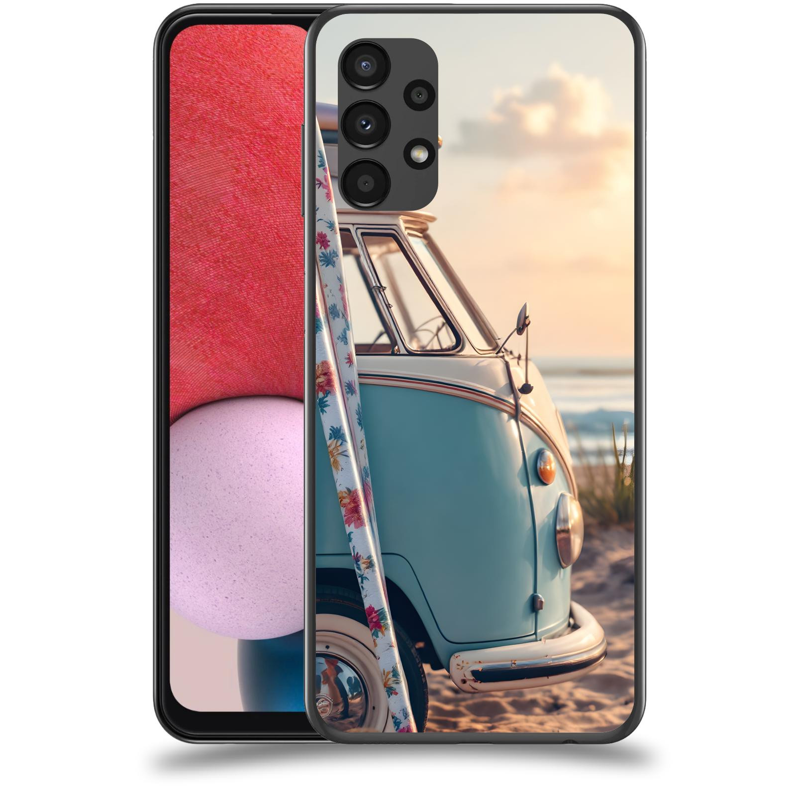 ACOVER Kryt na mobil Samsung Galaxy A13 4G A135 - Retro Bus 2