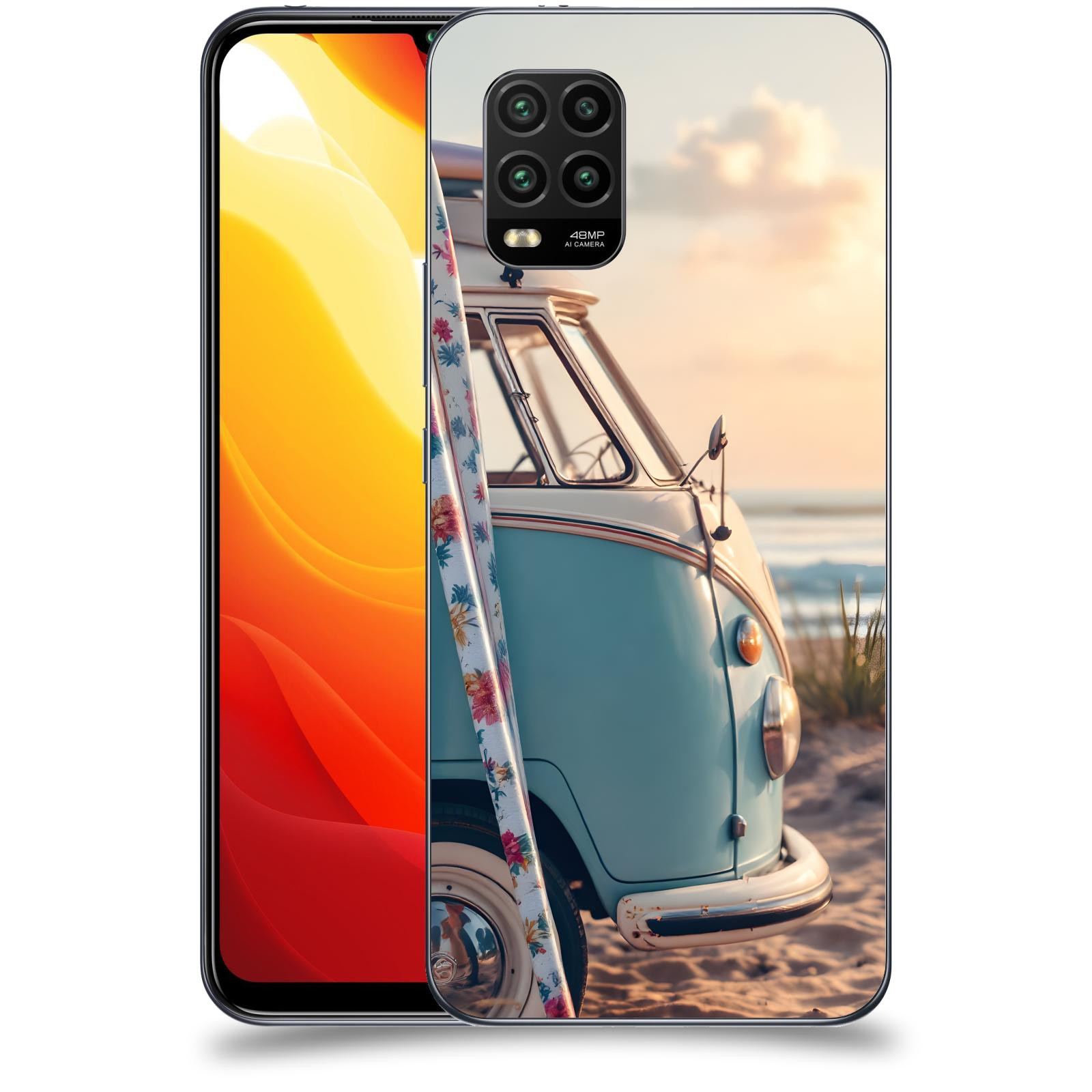 ACOVER Kryt na mobil Xiaomi Mi 10 Lite - Retro Bus 2