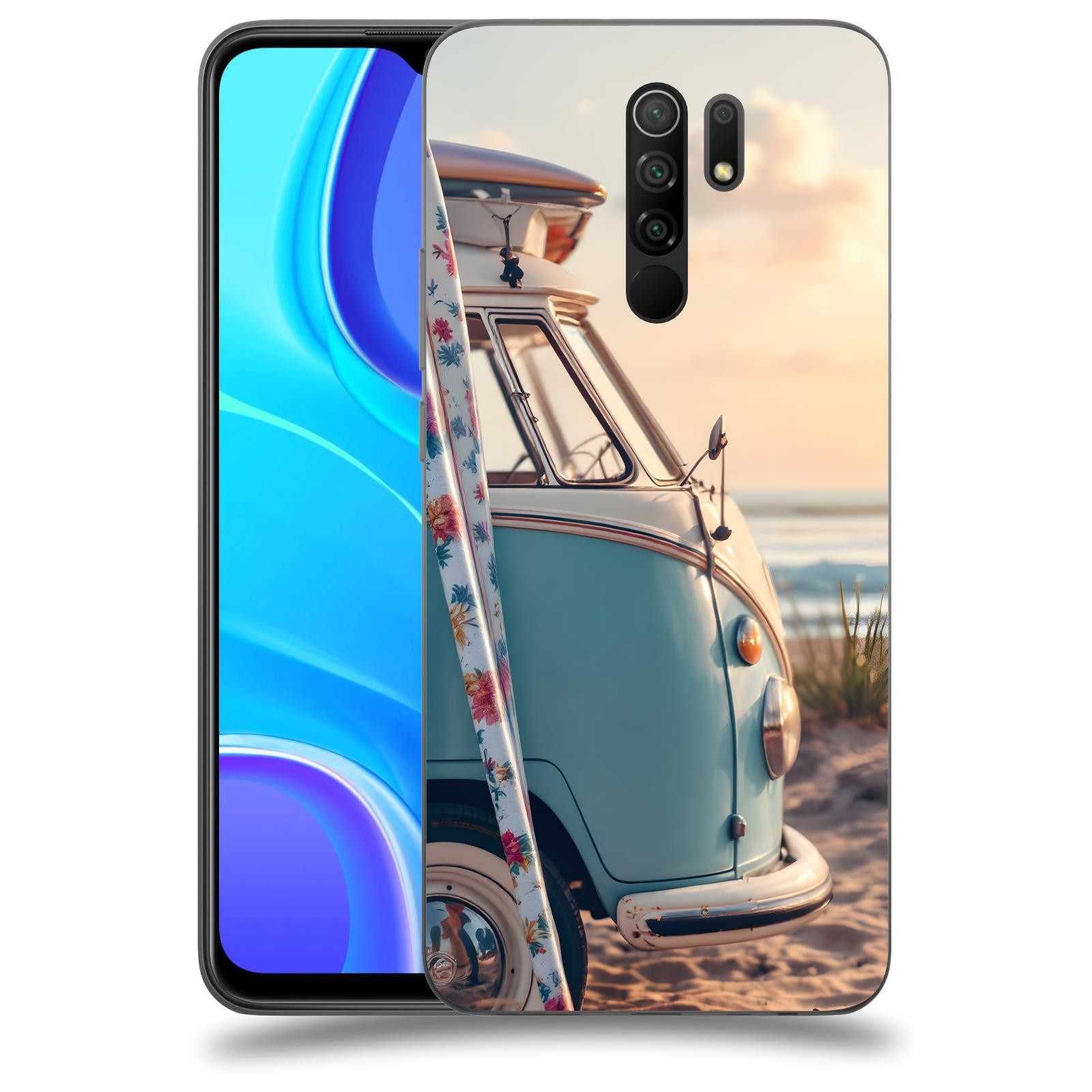ACOVER Kryt na mobil Xiaomi Redmi 9 - Retro Bus 2