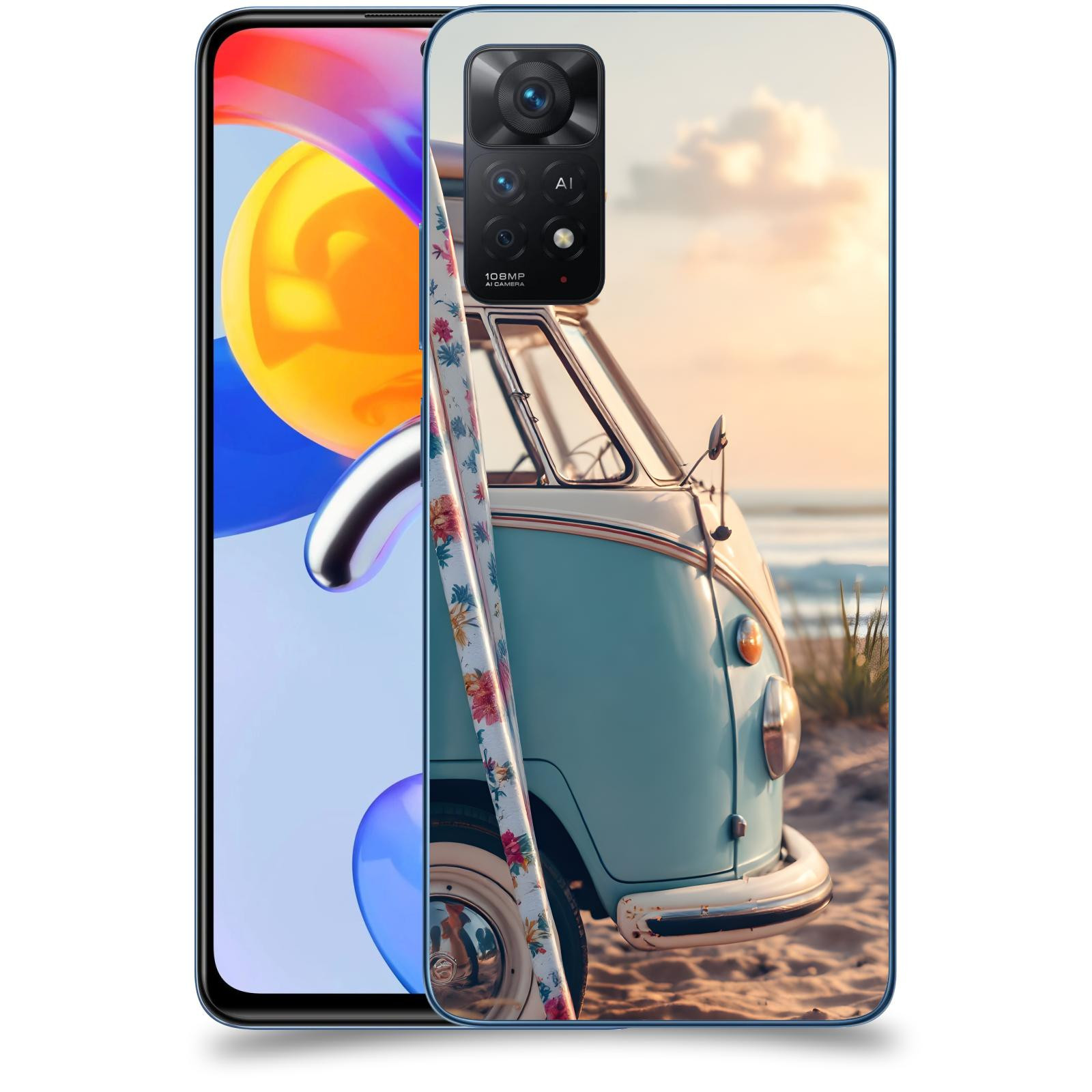 ACOVER Kryt na mobil Xiaomi Redmi Note 11 Pro 5G - Retro Bus 2