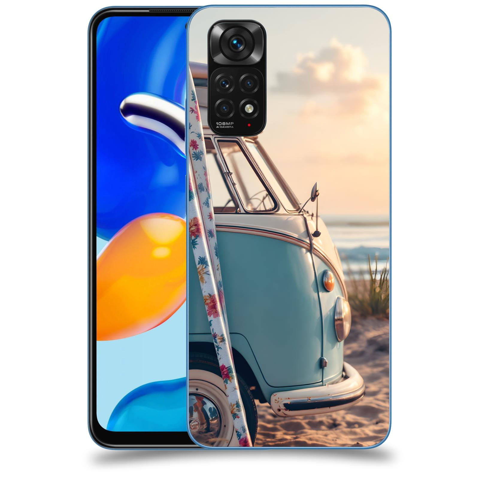 ACOVER Kryt na mobil Xiaomi Redmi Note 11S - Retro Bus 2