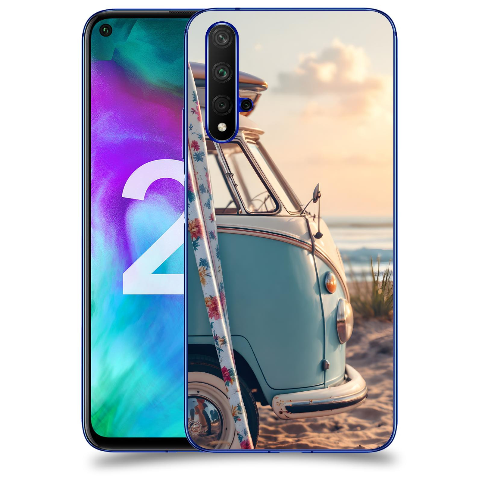 ACOVER Kryt na mobil Honor 20 - Retro Bus 2
