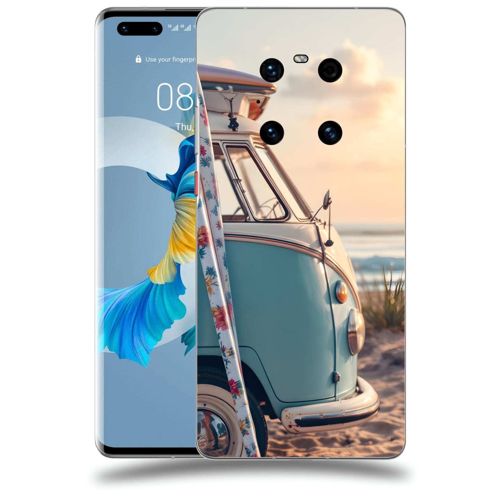 ACOVER Kryt na mobil Huawei Mate 40 Pro - Retro Bus 2