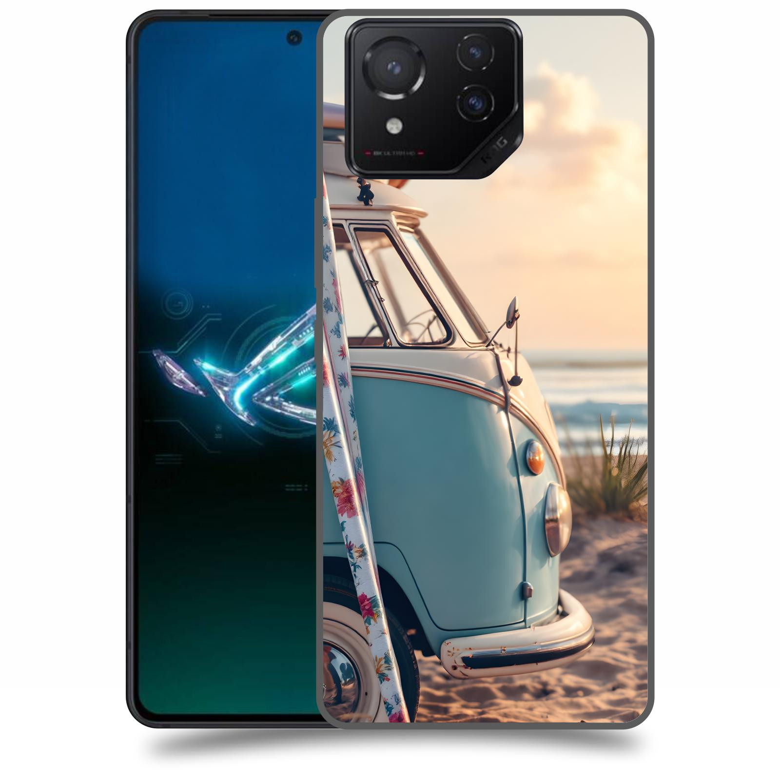 ACOVER Kryt na mobil Asus ROG Phone 8 - Retro Bus 2