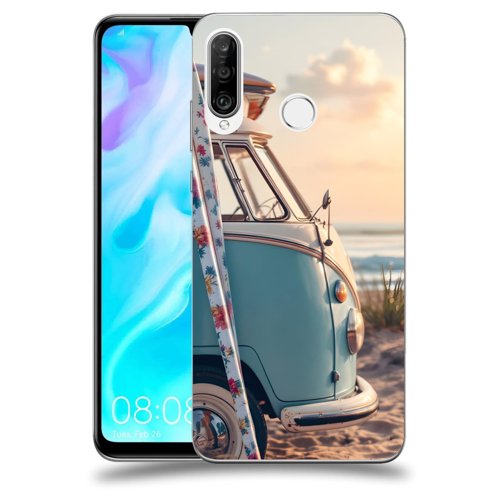 ACOVER Kryt na mobil Huawei P30 Lite - Retro Bus 2