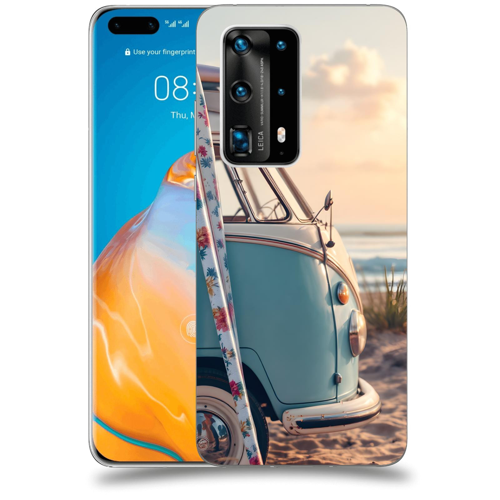 ACOVER Kryt na mobil Huawei P40 Pro - Retro Bus 2