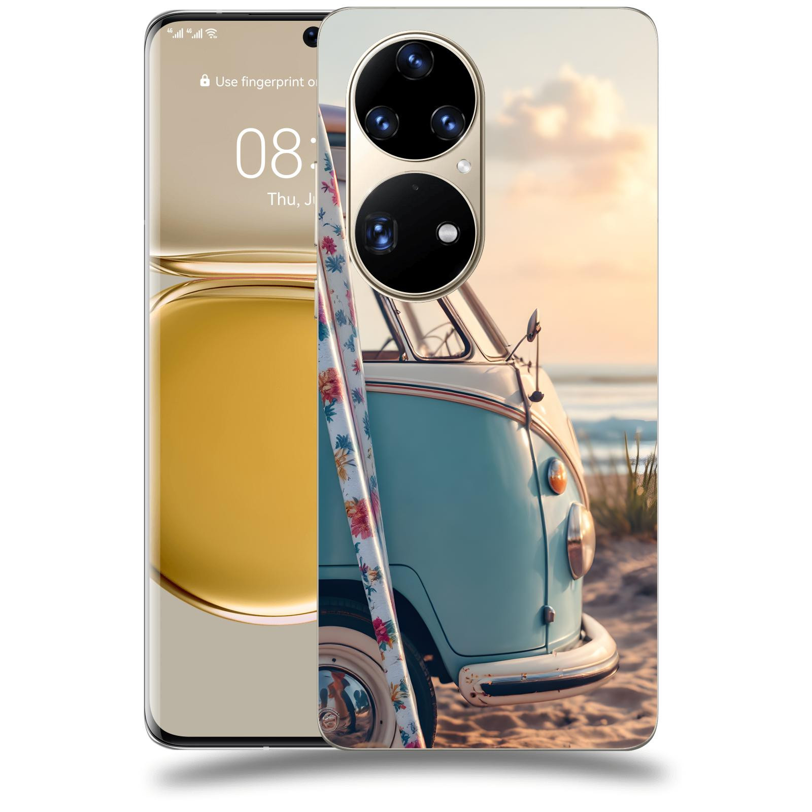 ACOVER Kryt na mobil Huawei P50 - Retro Bus 2