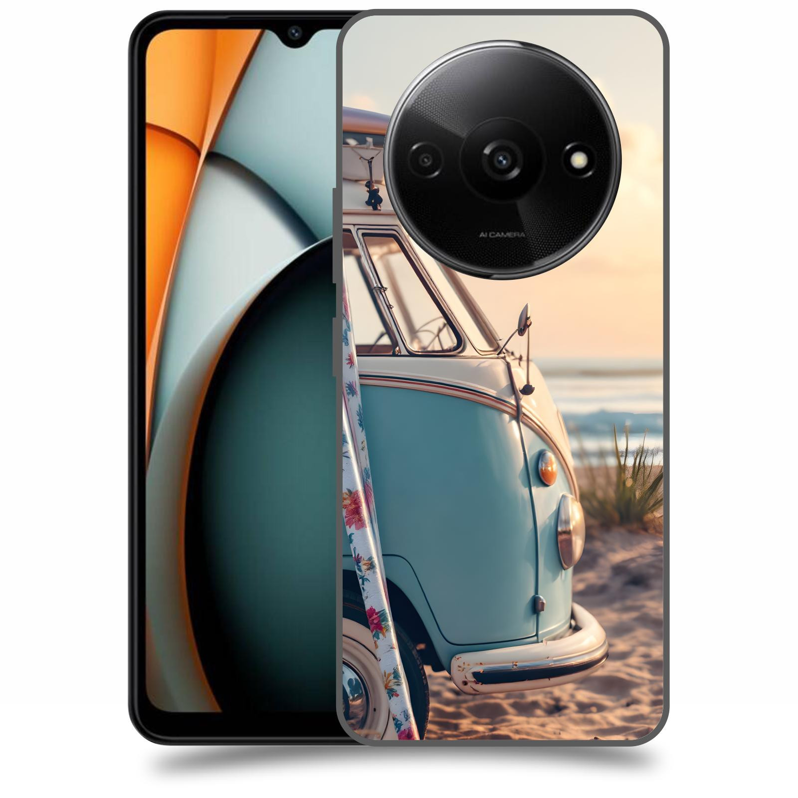 ACOVER Kryt na mobil Xiaomi Redmi A3 - Retro Bus 2