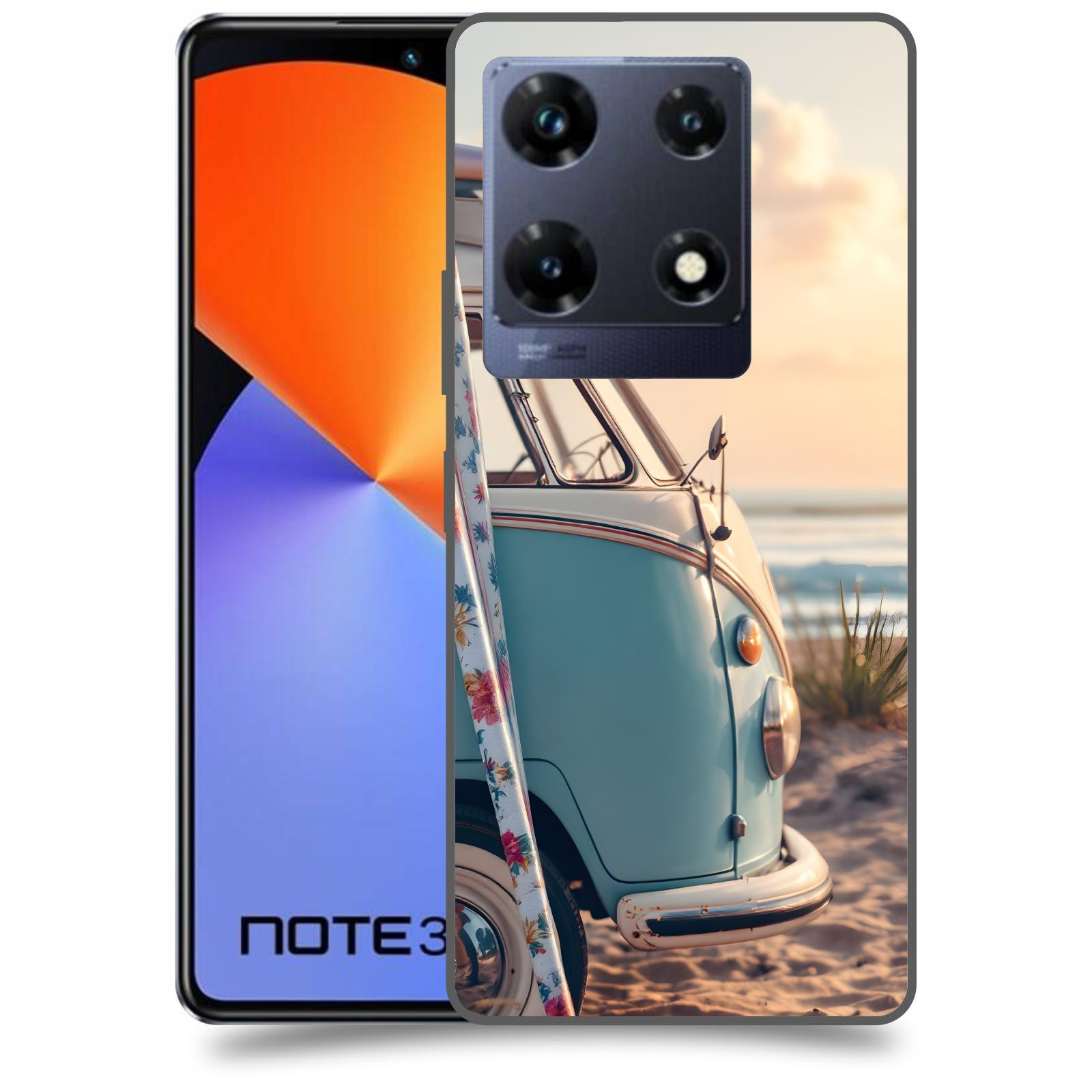 ACOVER Kryt na mobil Infinix Note 30 PRO - Retro Bus 2