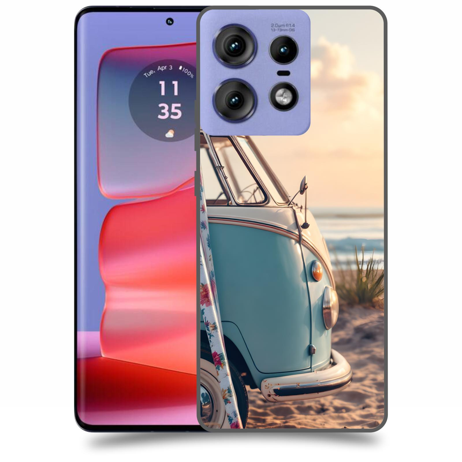 ACOVER Kryt na mobil Motorola Edge 50 Pro - Retro Bus 2