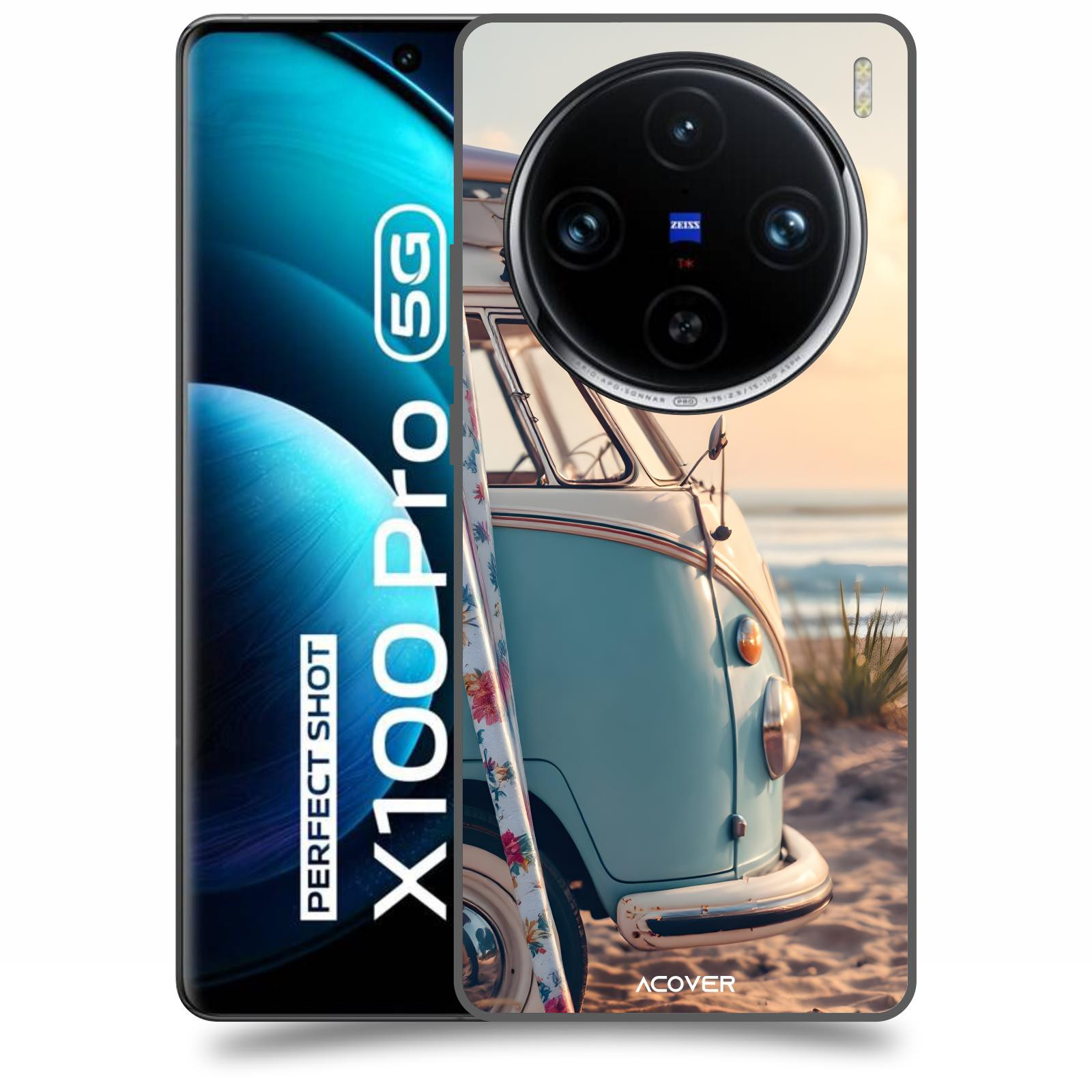 ACOVER Kryt na mobil Vivo X100 Pro - Retro Bus 2