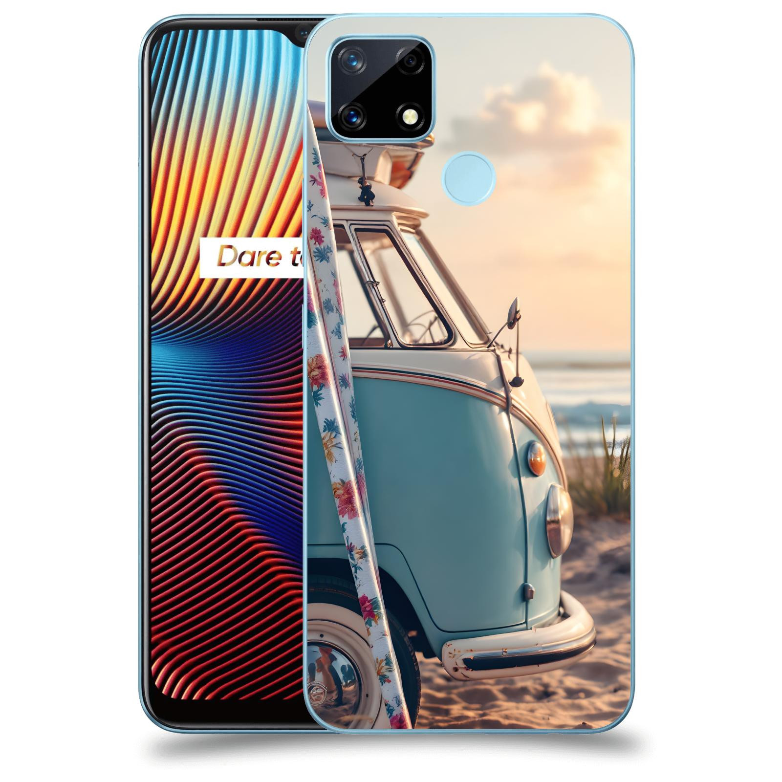 ACOVER Kryt na mobil Realme 7i - Retro Bus 2