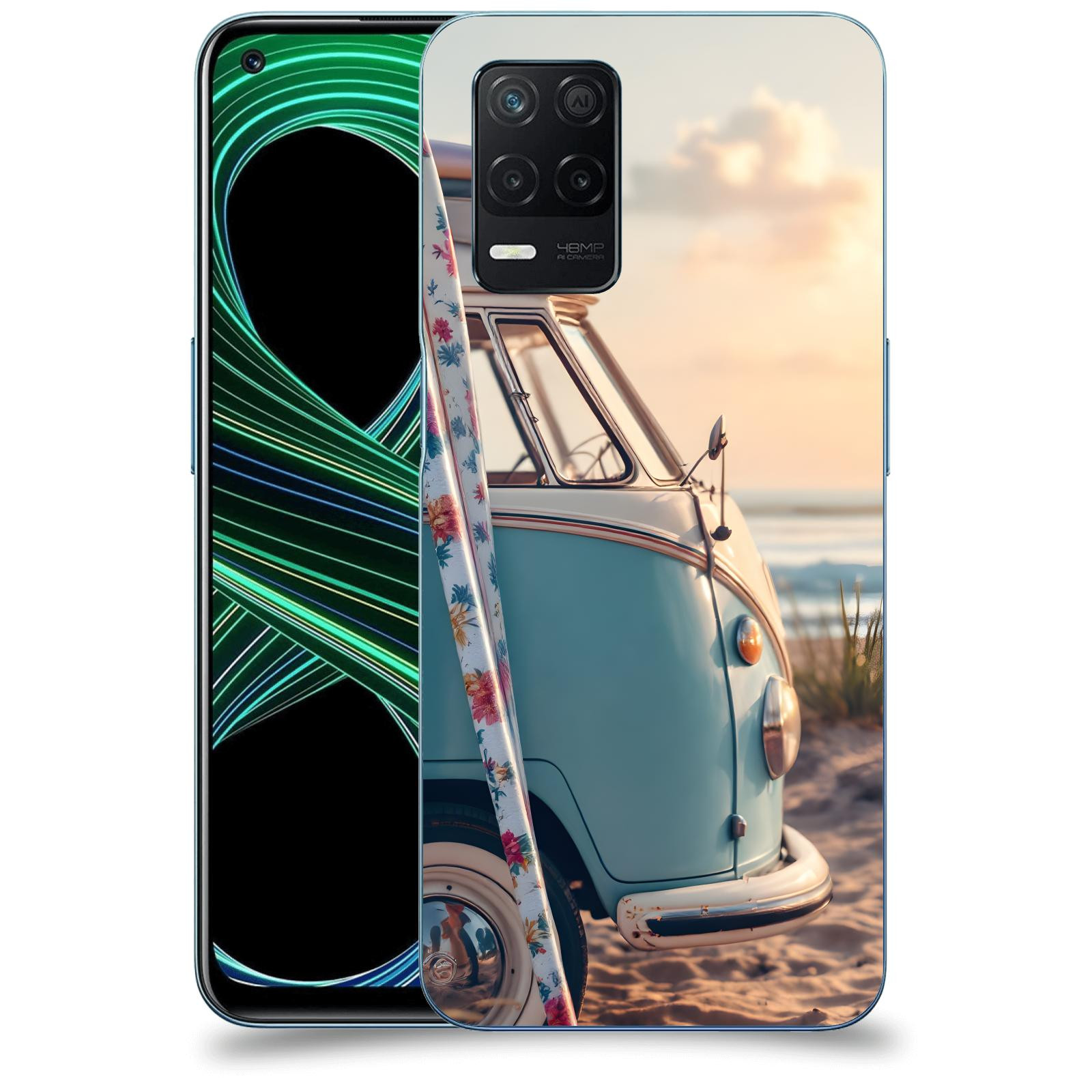 ACOVER Kryt na mobil Realme 8 5G - Retro Bus 2