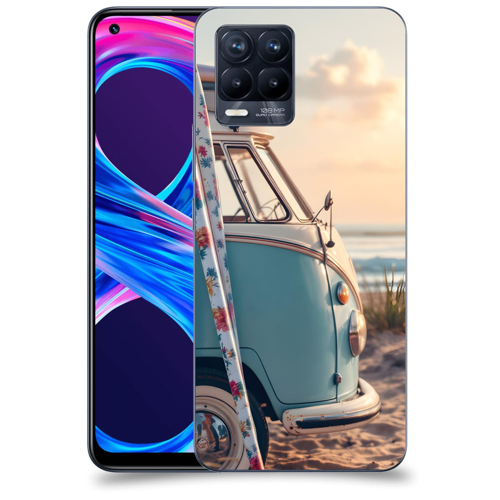 ACOVER Kryt na mobil Realme 8 Pro - Retro Bus 2