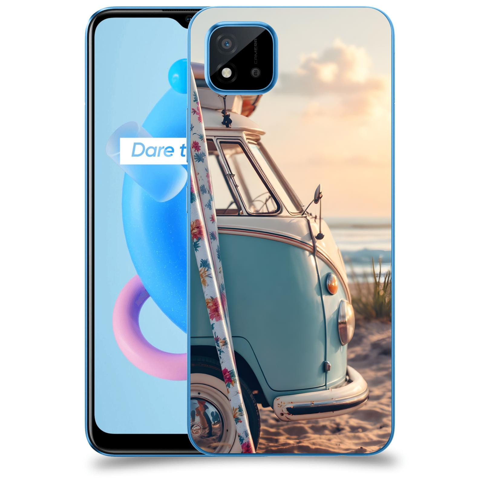 ACOVER Kryt na mobil Realme C11 (2021) - Retro Bus 2
