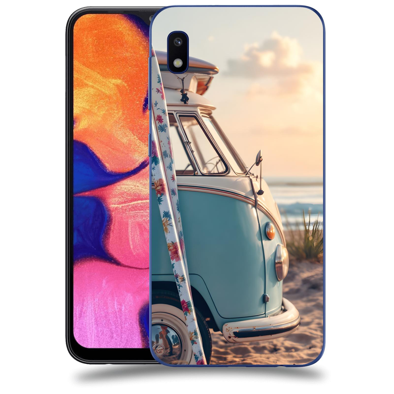 ACOVER Kryt na mobil Samsung Galaxy A10 A105F - Retro Bus 2