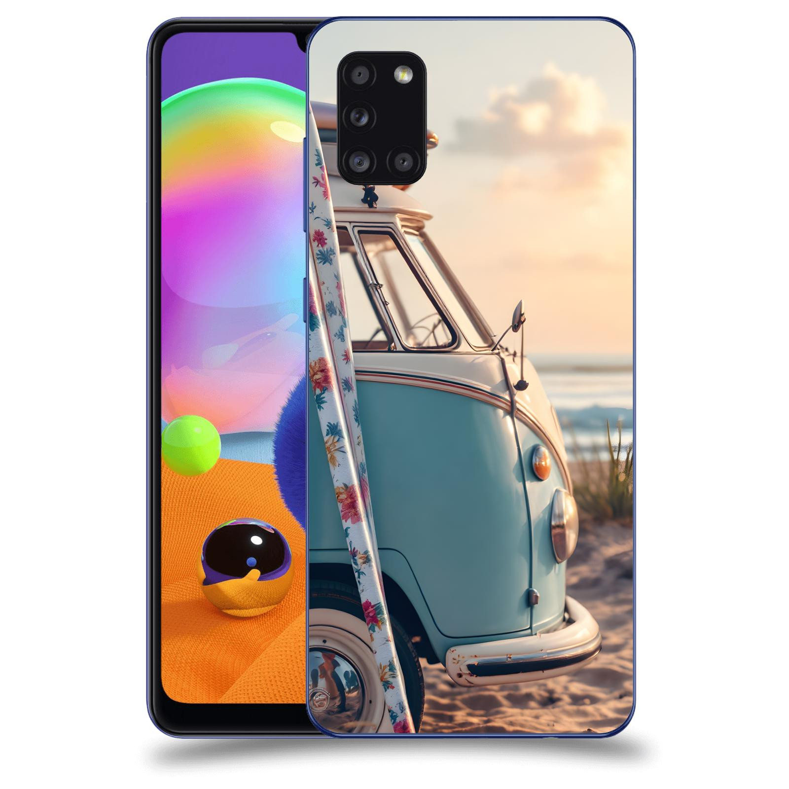 ACOVER Kryt na mobil Samsung Galaxy A31 A315F - Retro Bus 2