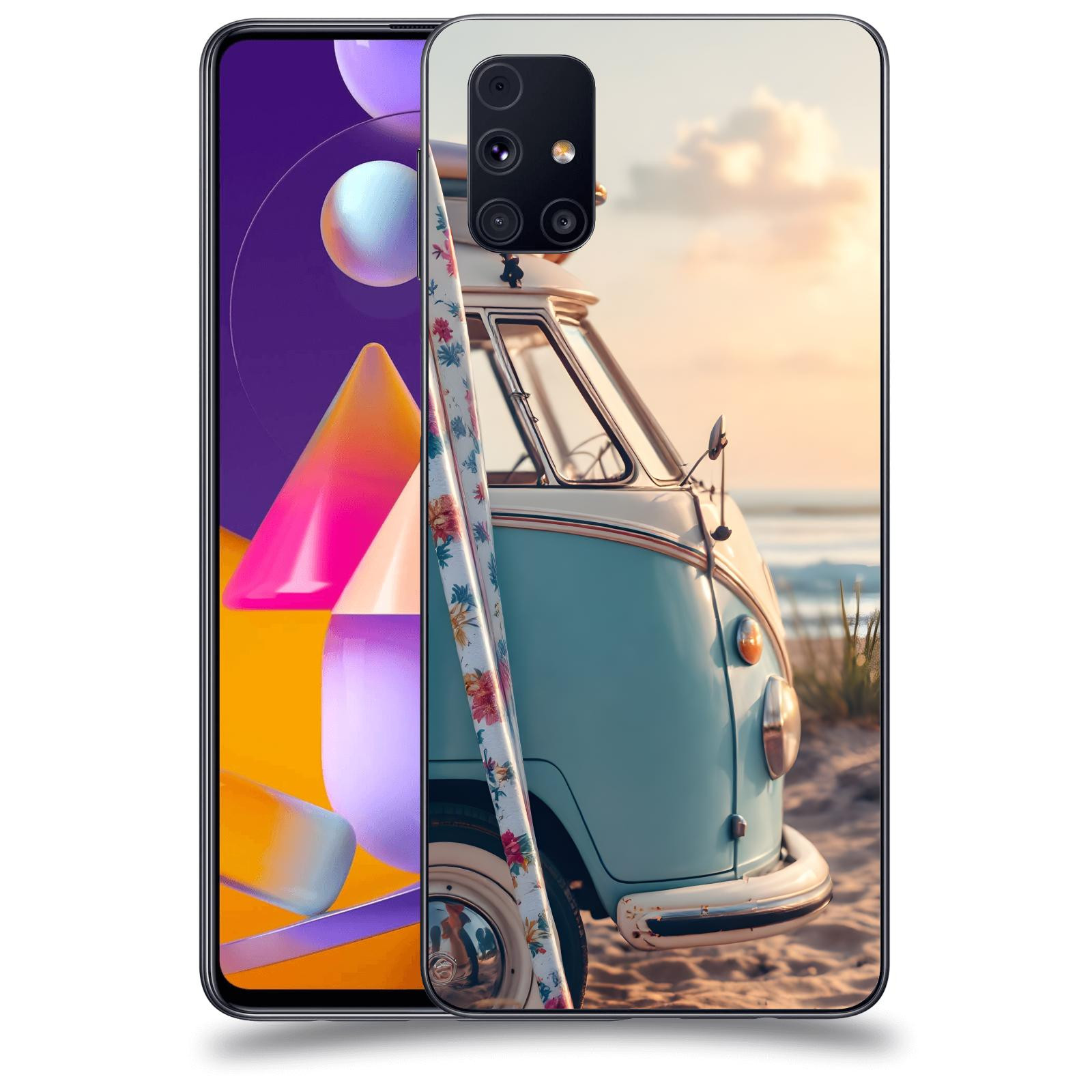 ACOVER Kryt na mobil Samsung Galaxy M31s - Retro Bus 2